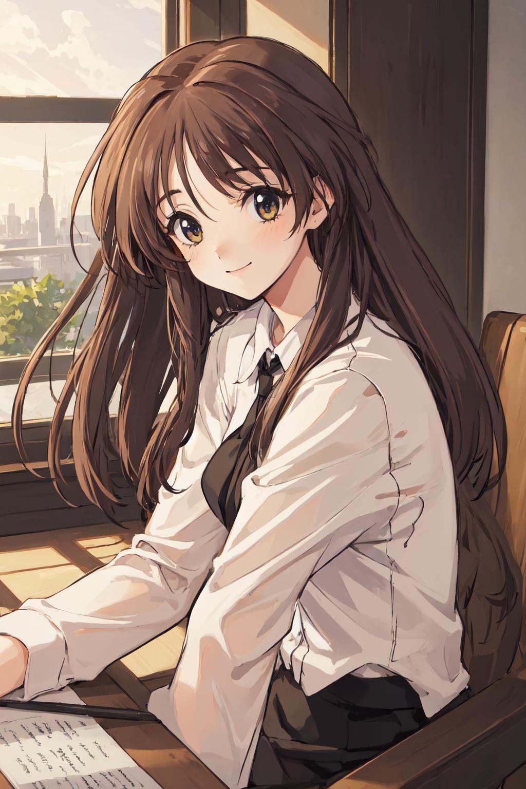ayaka hizuki,  office lady,  1girl on Tensor.Art