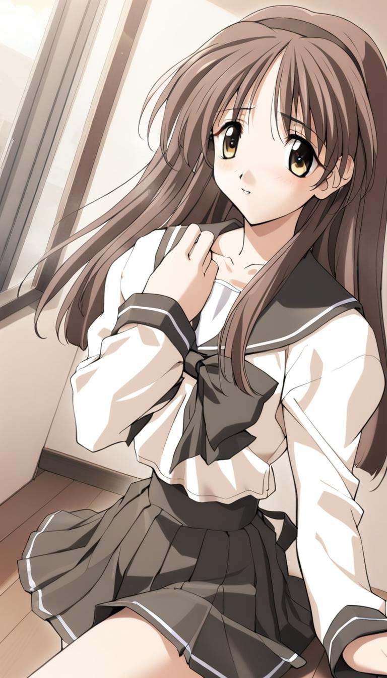 1girl,  ayaka hizuki,  memories off on Tensor.Art