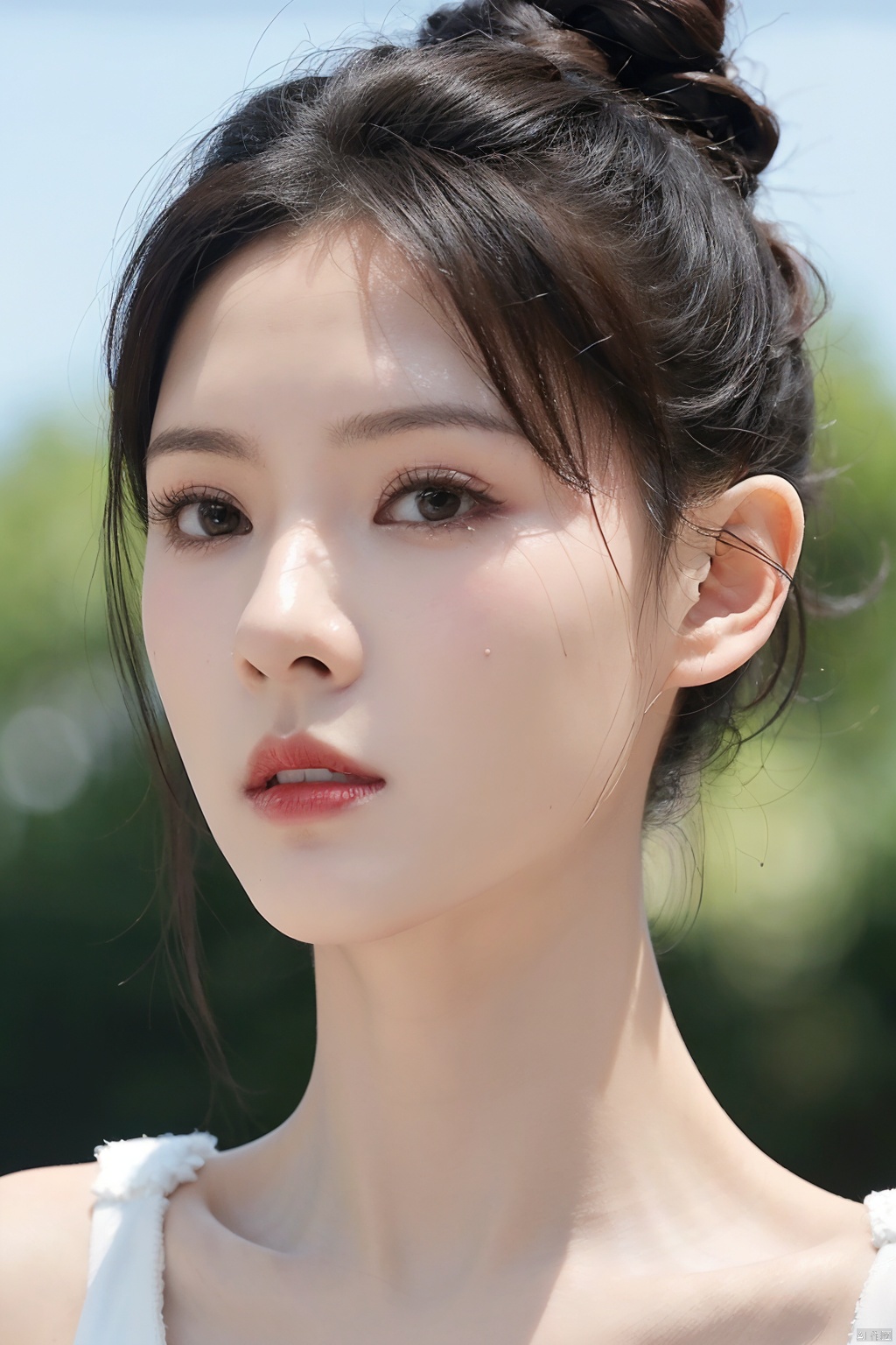 ((best quality,ultra high resolution,rich details,masterpiece,ultra realistic)),(photo realistic:1.5),realistic shadows and lighting,RAW photos,HDR,real person photos,Film Texture,award-winning work,professional photography works,realistic skin texture,hyperrealism,enhanced texture,20 million pixels,Canon EOS R6 Mark II,50mm f/2.8,bokeh,1 girl,anatomically correct,georgette., idol-yx,<lora:EMS-304233-EMS:0.600000>