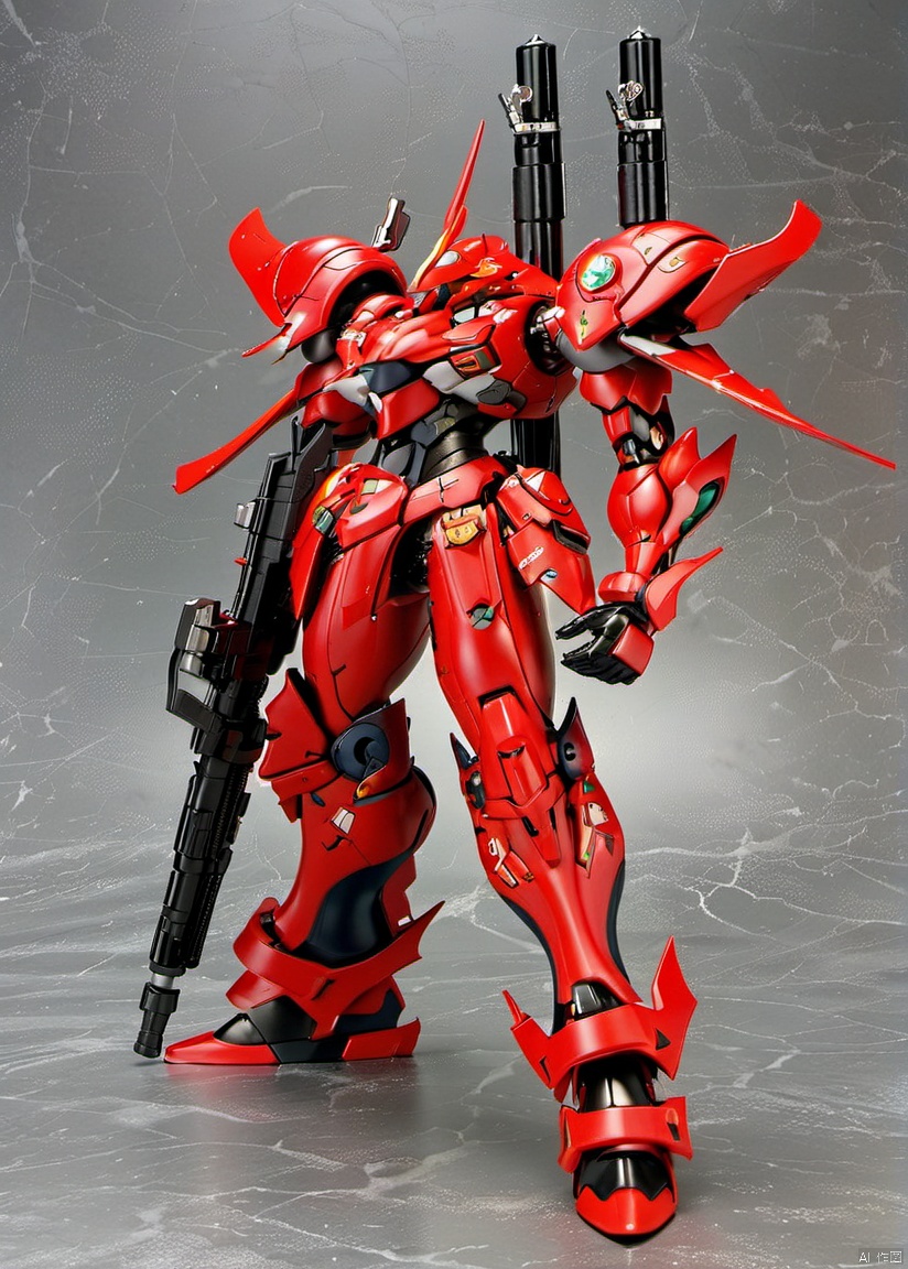 professional 3d model of (EVAUNIT:0.8), mecha, robot,(science fiction:1),(very biggest size mecha:1.6),glowing eyes,(full body:1.2),mechanical parts,robot joints,(holding huge weapon:1.5),best quality,masterpiece,highly detailed,ultra-detailed,(huge mechanical weapon:1.3),(detailed weapon:1.2),(huge mechanical gun:1.2),, octane render, highly detailed, volumetric, dramatic lighting