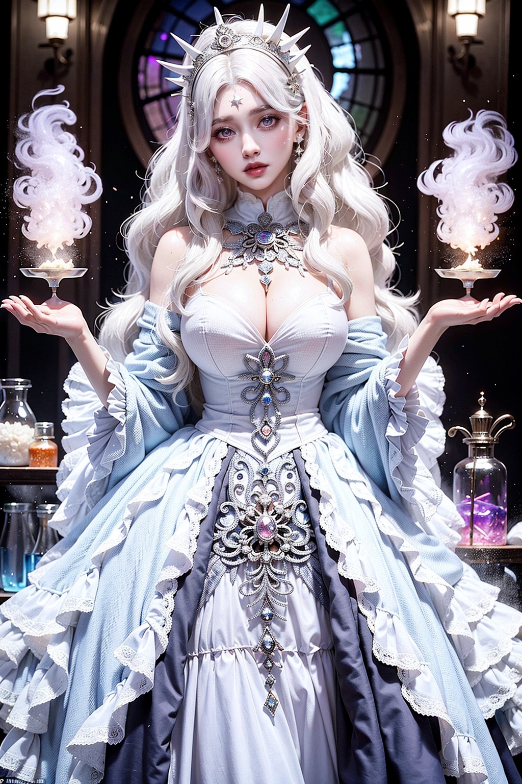 big_boobies woman,  tiny nose, on Tensor.Art