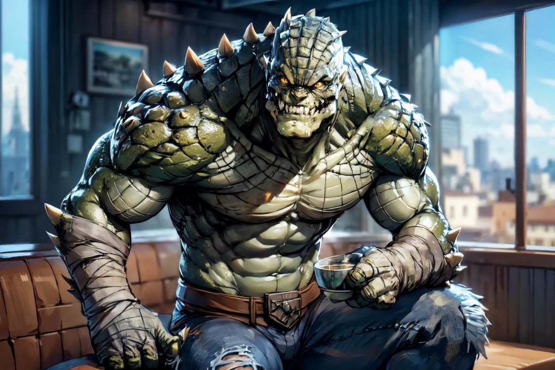 Killer Croc from DC Comics by Bloodysunkist on Tensor.Art