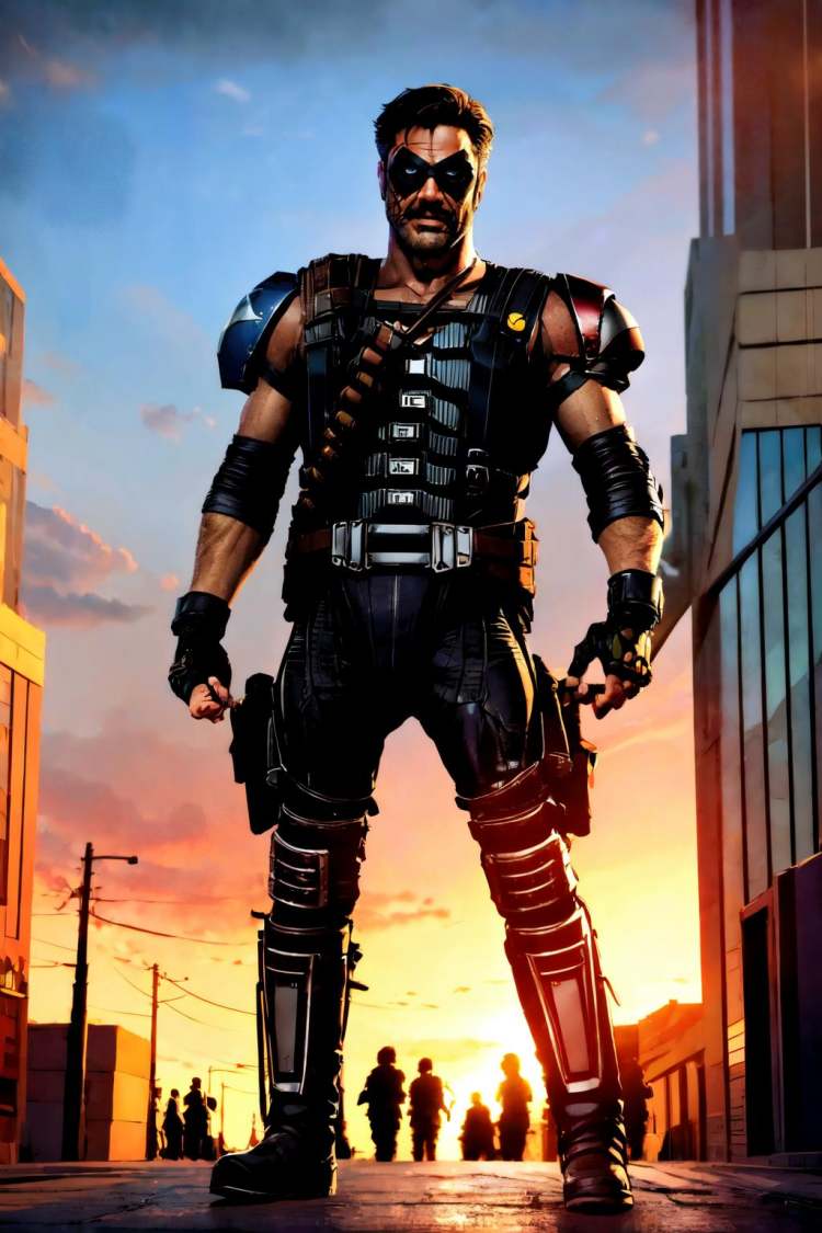 Comedian from Watchmen by Bloodysunkist on Tensor.Art