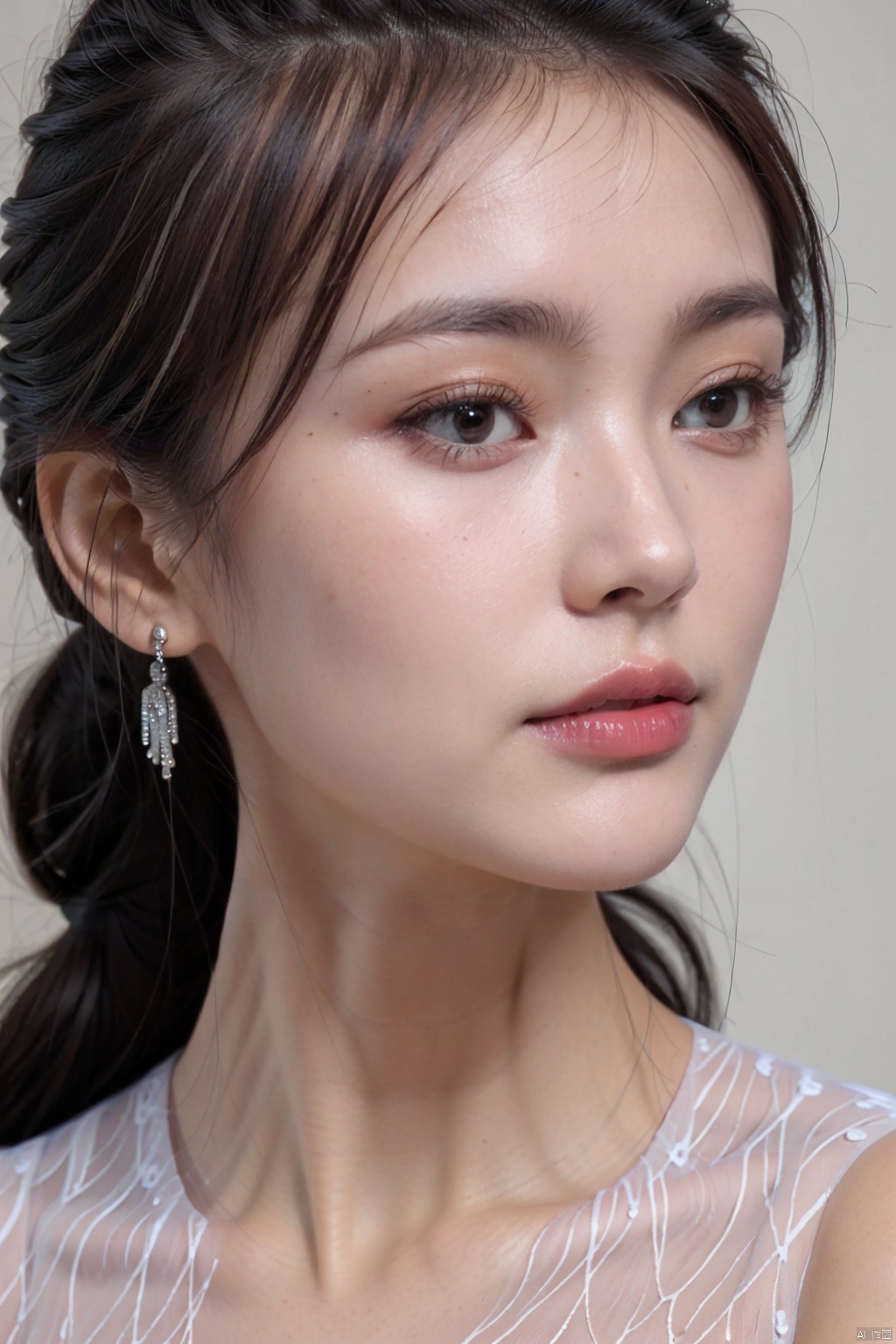 (1girl:1.3),(best quality, masterpiece, ultra-high resolution, 4K, HDR, UHD, 64K, official art), (photorealistic:1.3), (realistic:1.3), depth of field, (portrait:1.4),(sfw:1.4),