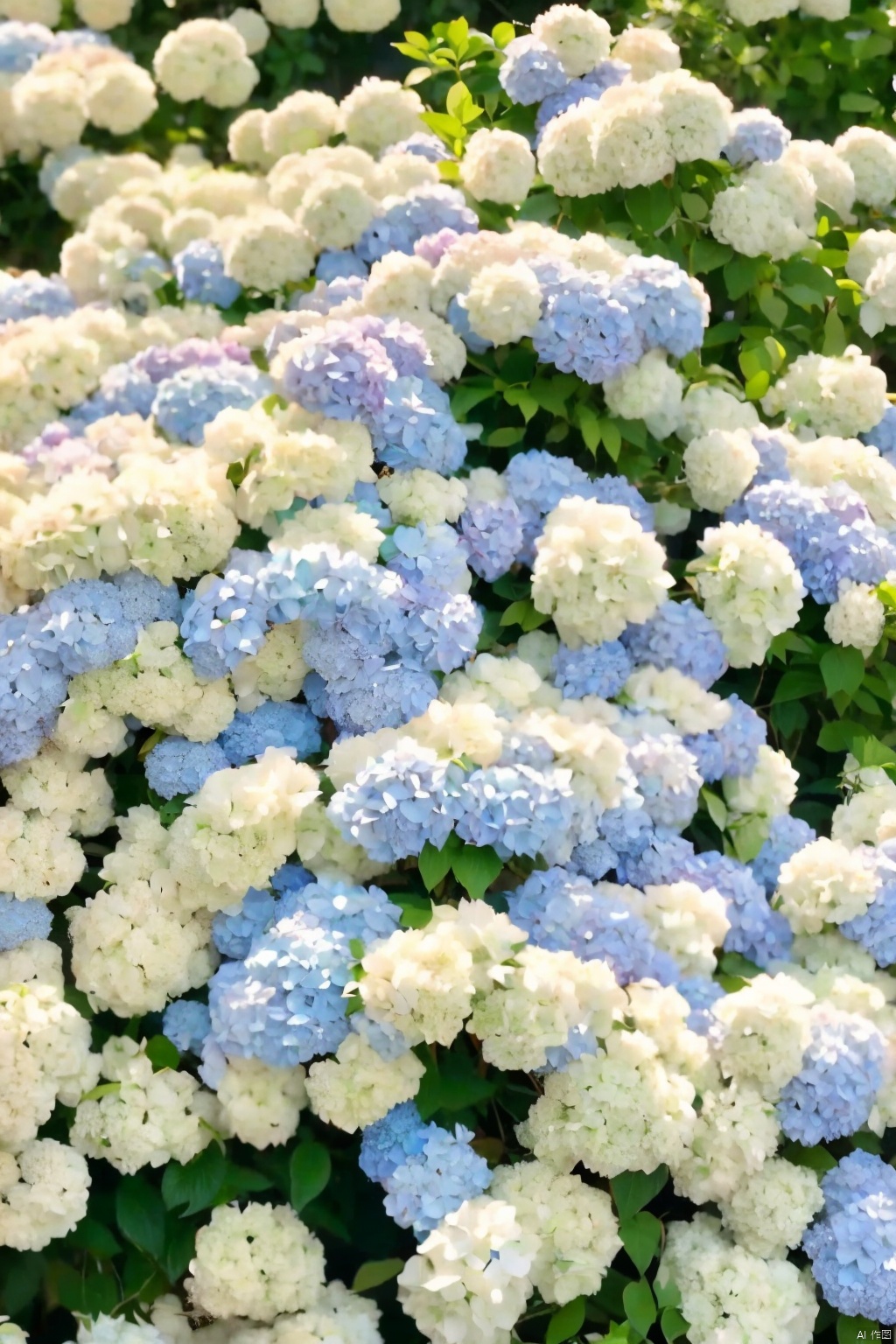  /A sea of hydrangeas/, /hydrangea/,/Hydrangea chinensis Maxim/,
