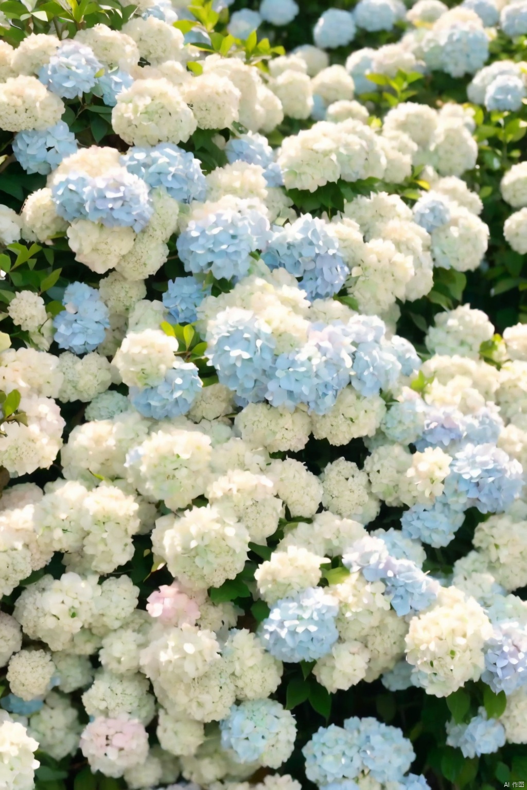  /A sea of hydrangeas/, /hydrangea/,/Hydrangea chinensis Maxim/,