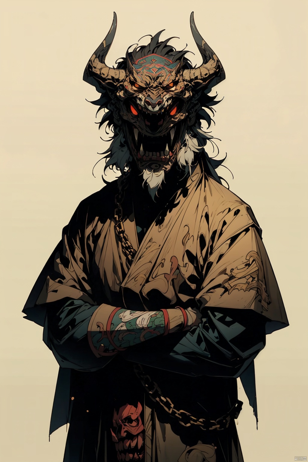  absurdres,absurdres,realistic,(full_shot:1.8), solo, ferocious_Ghost