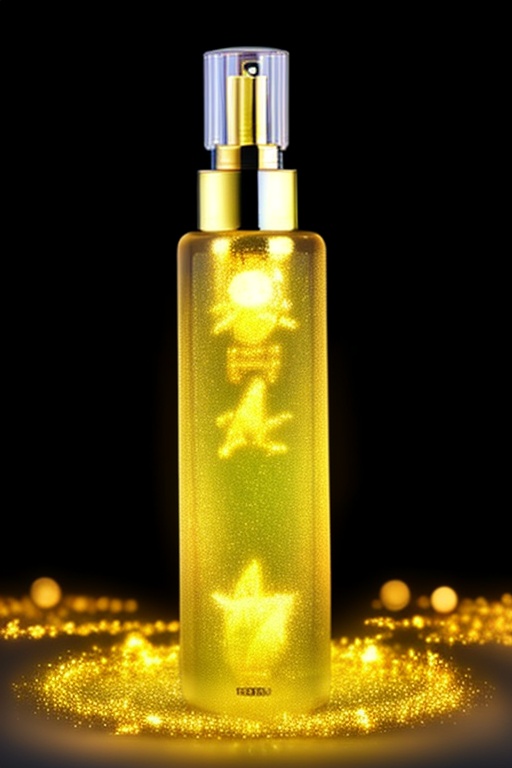 Beautiful glass,  glod ssence,  gold light on Tensor.Art