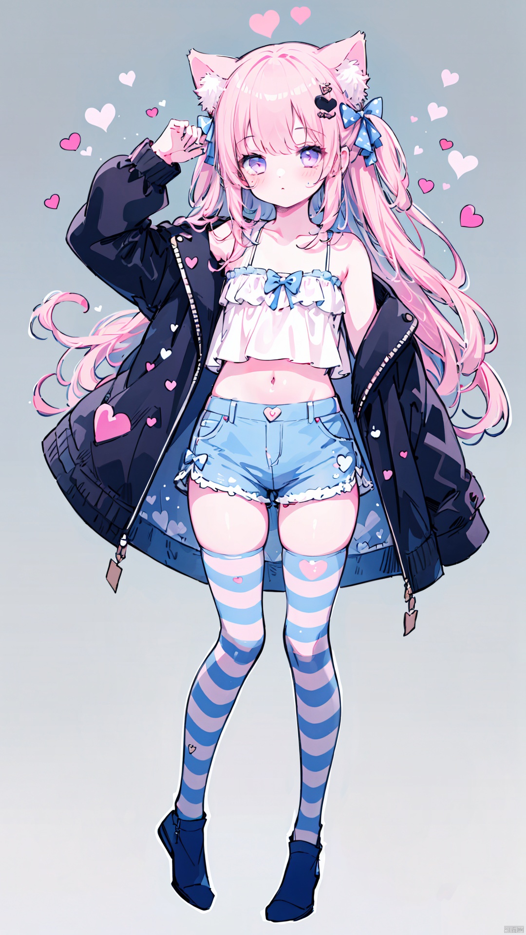 1girl,  solo,  animal ears by 辰星` on Tensor.Art