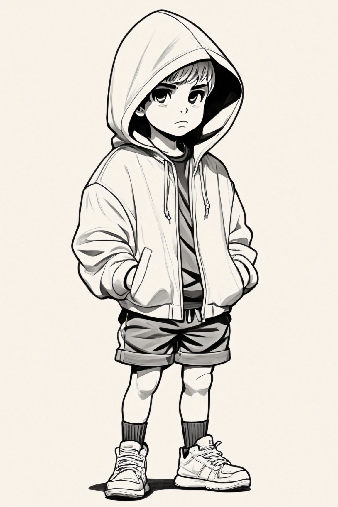 Manga style illustration,  line art,  pencil art by Ai Art Vision on Tensor.Art
