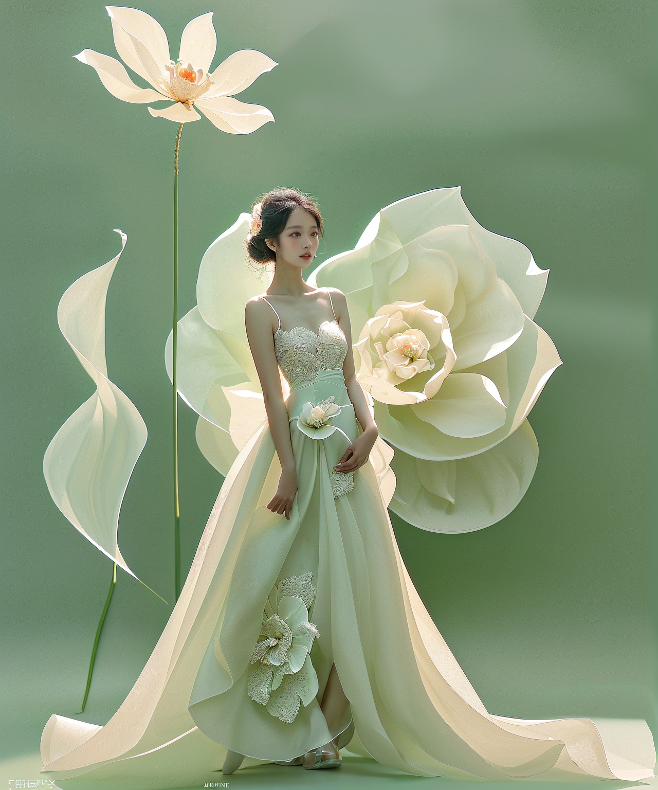 beauty asian face on Tensor.Art