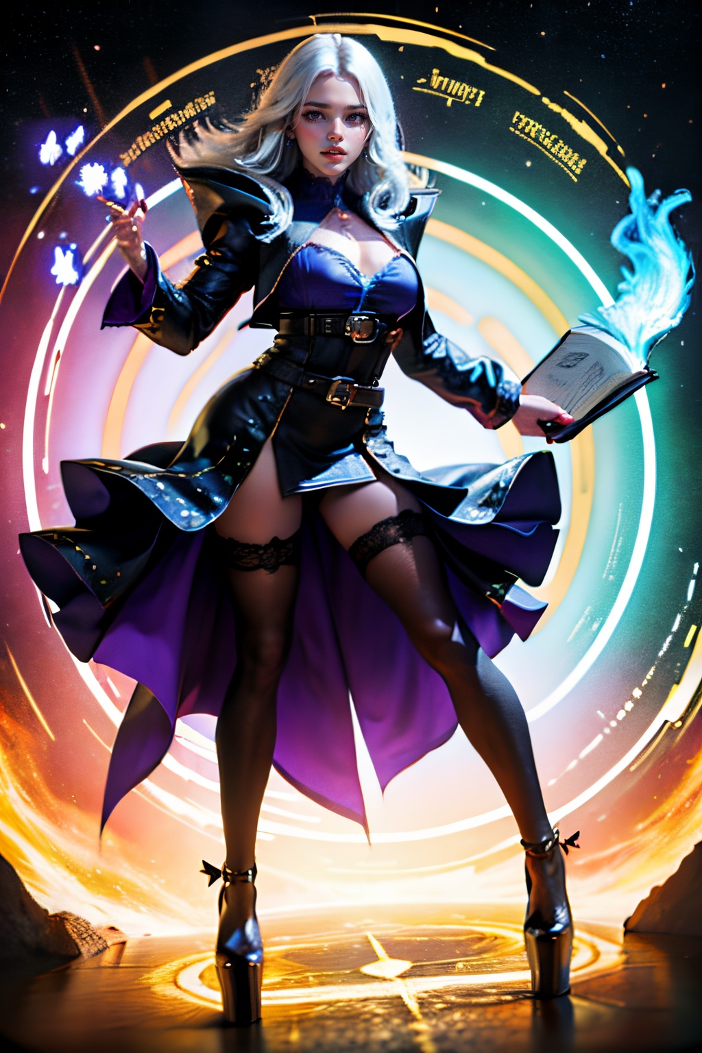1 girl,  colorful,  full body on Tensor.Art
