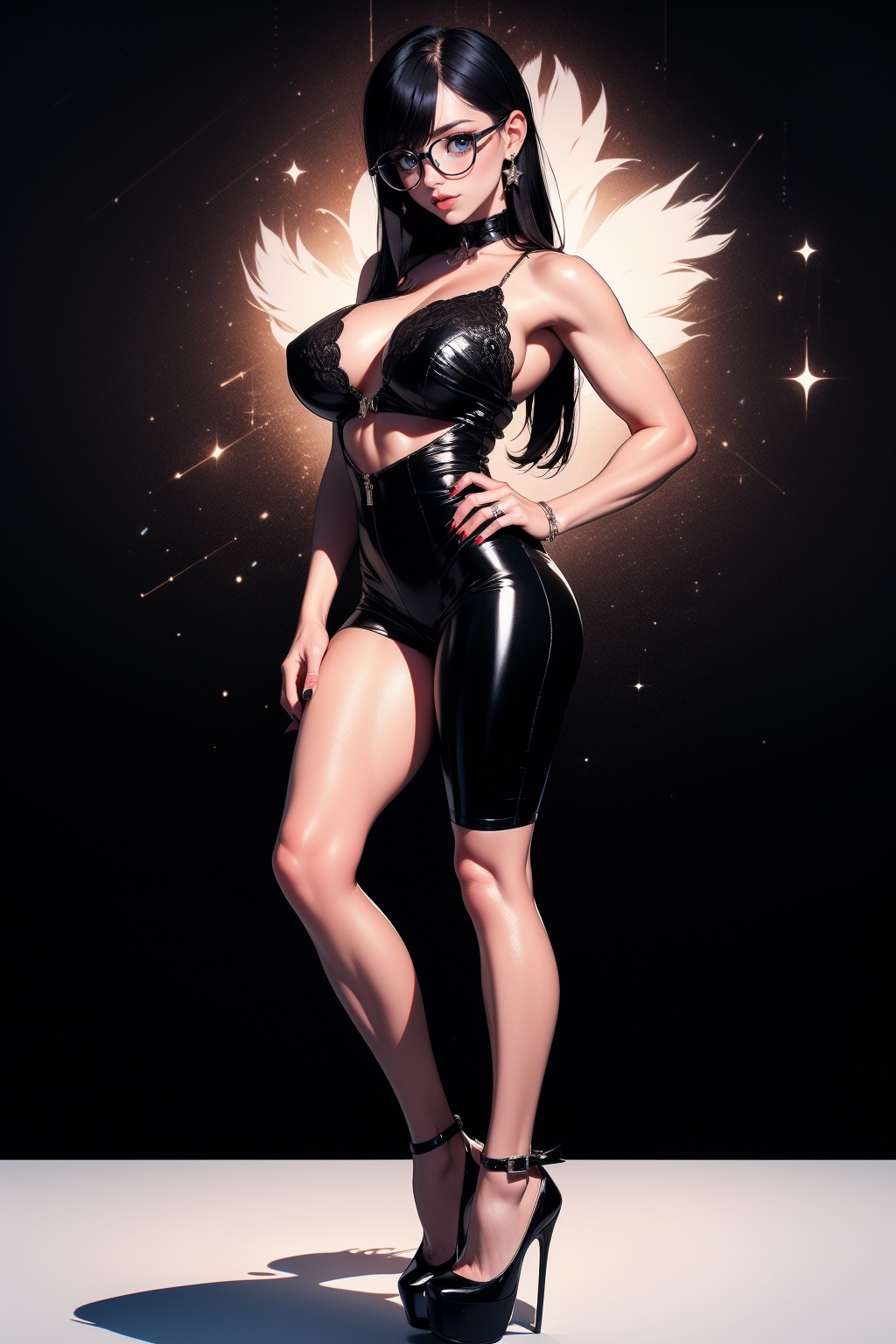 Beautiful 27 year old woman,  (cosmic eyes),  (strong physique) on Tensor.Art