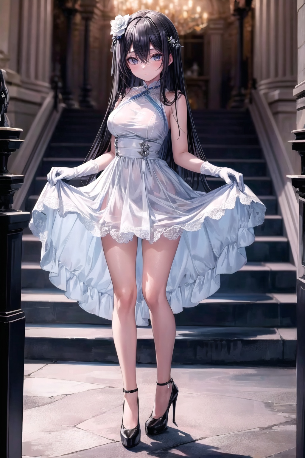 1girl,  solo,  long hair on Tensor.Art