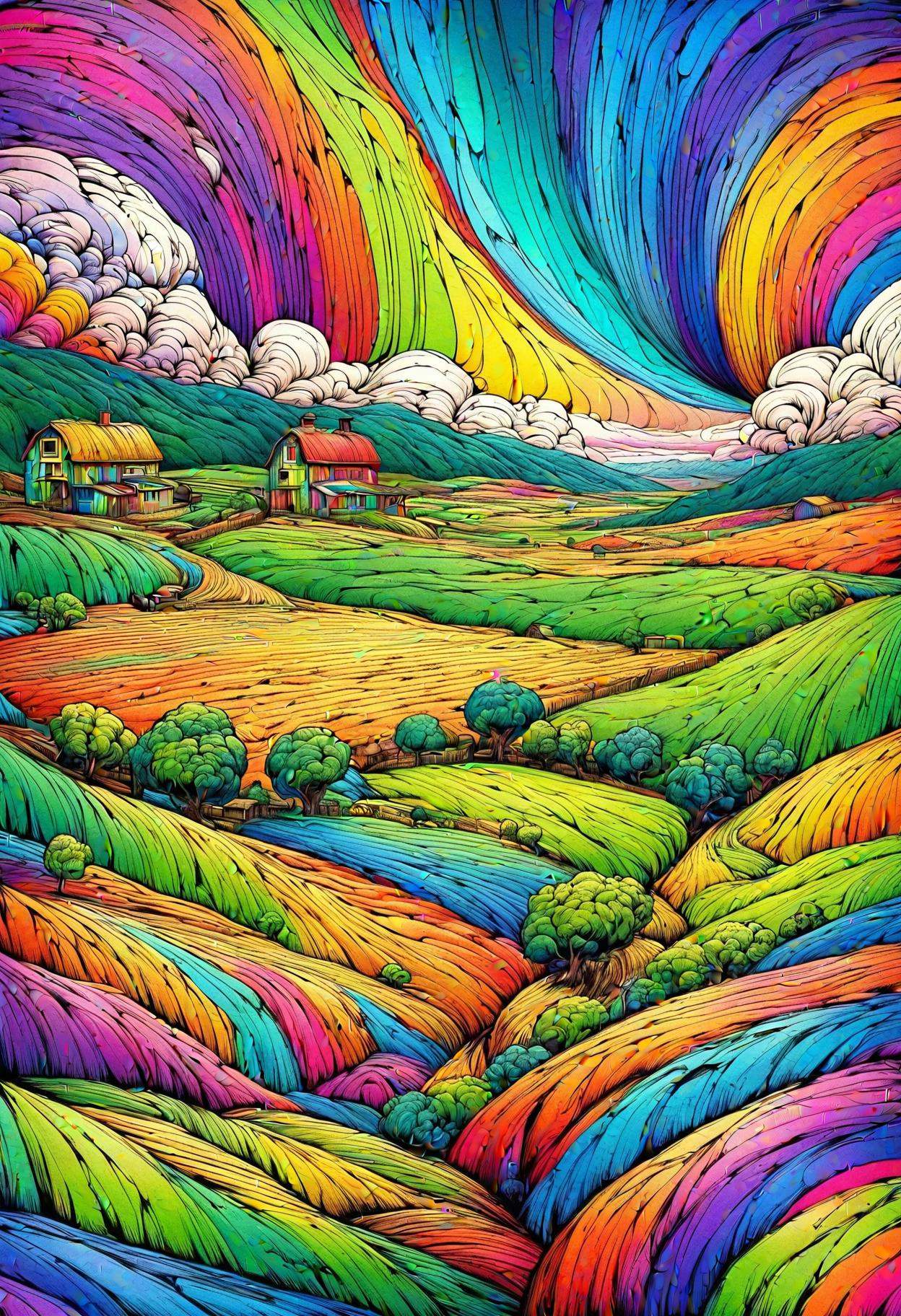 DonMM3l4nch0l1cP5ych0XL,  vibrant,  psychodelic on Tensor.Art