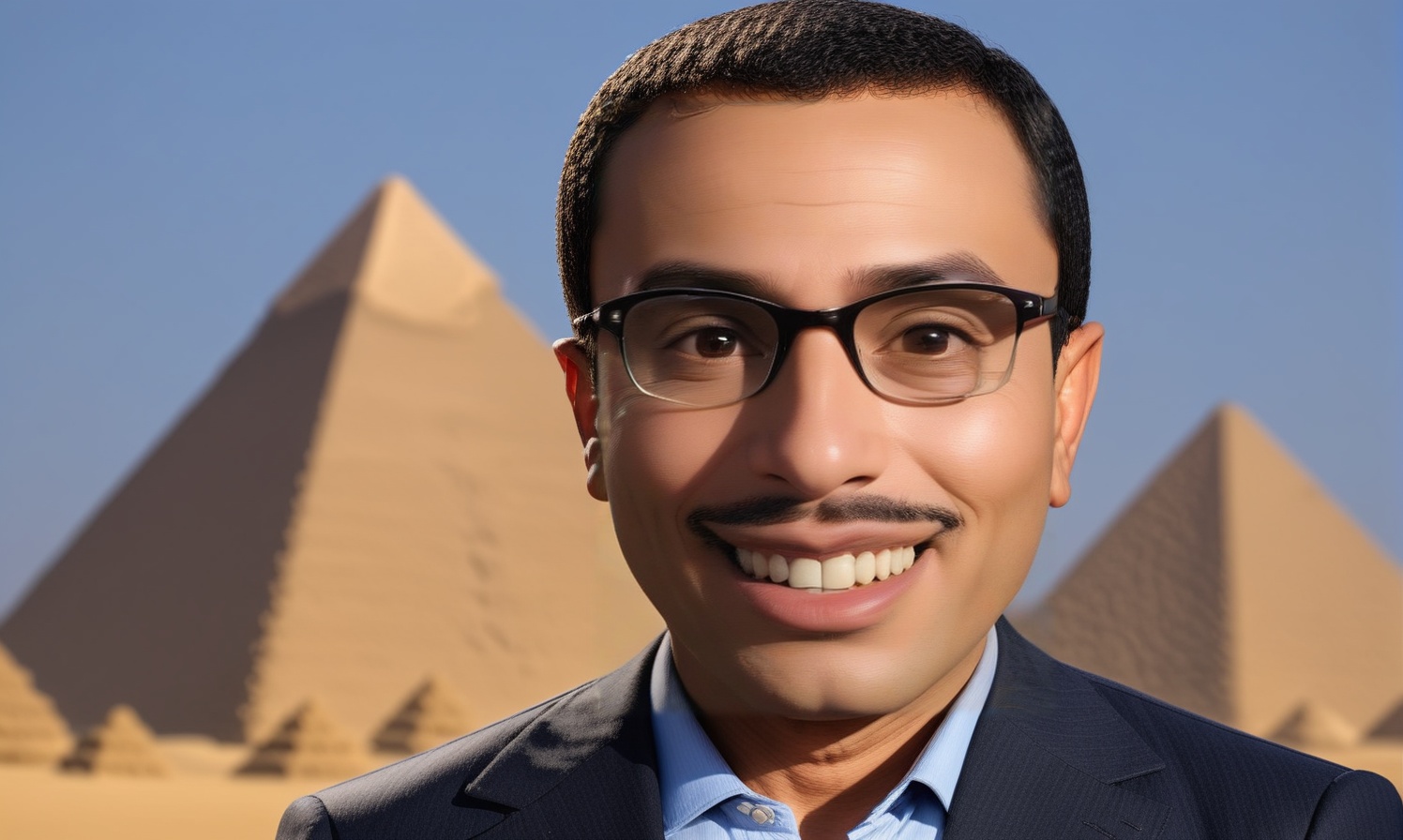 comedy actor,  Arabic Egyptian male actor,  ((60 years old)) on Tensor.Art