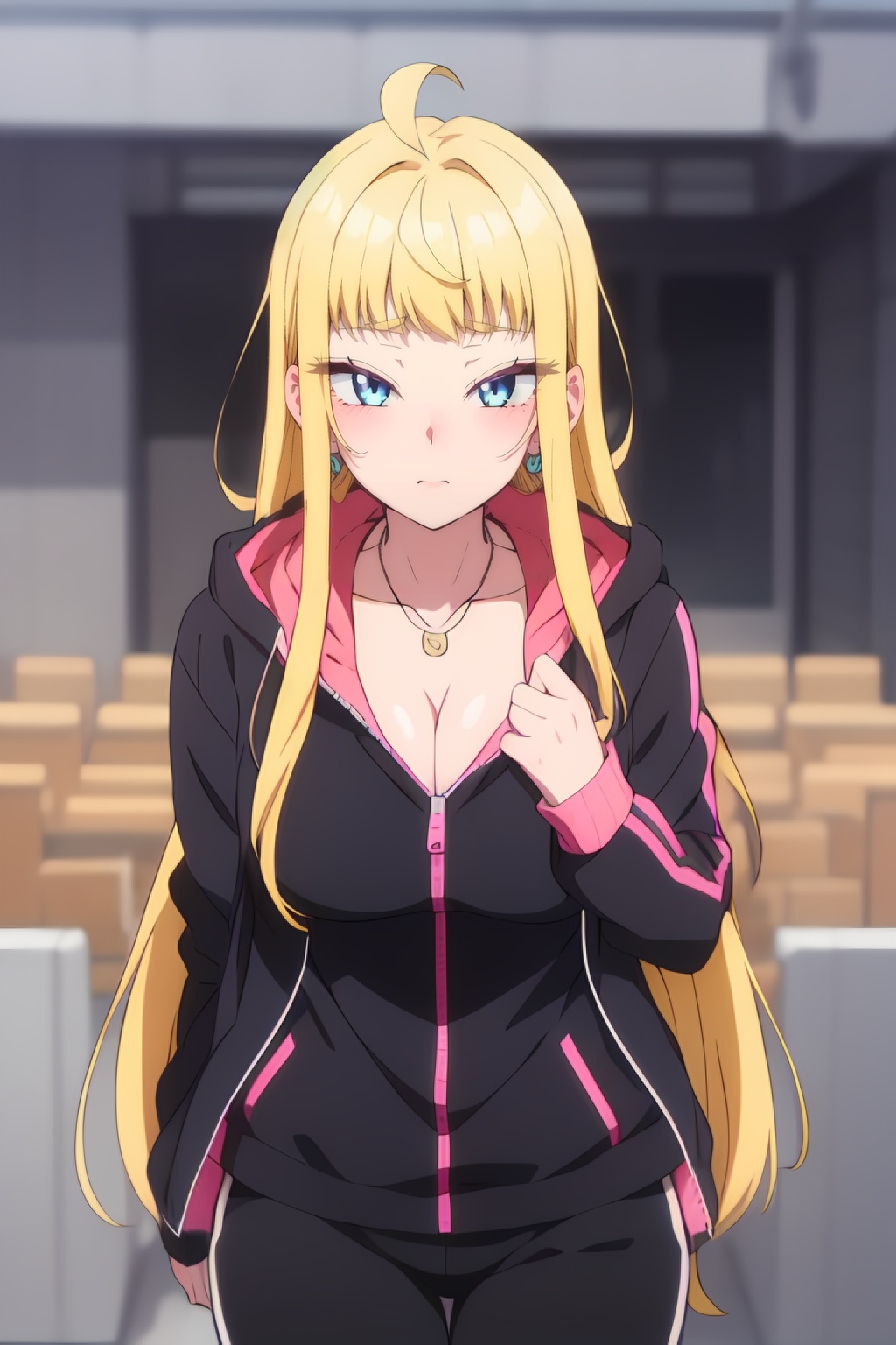 minami fuyuki,  long_hair,  blue_eyes on Tensor.Art
