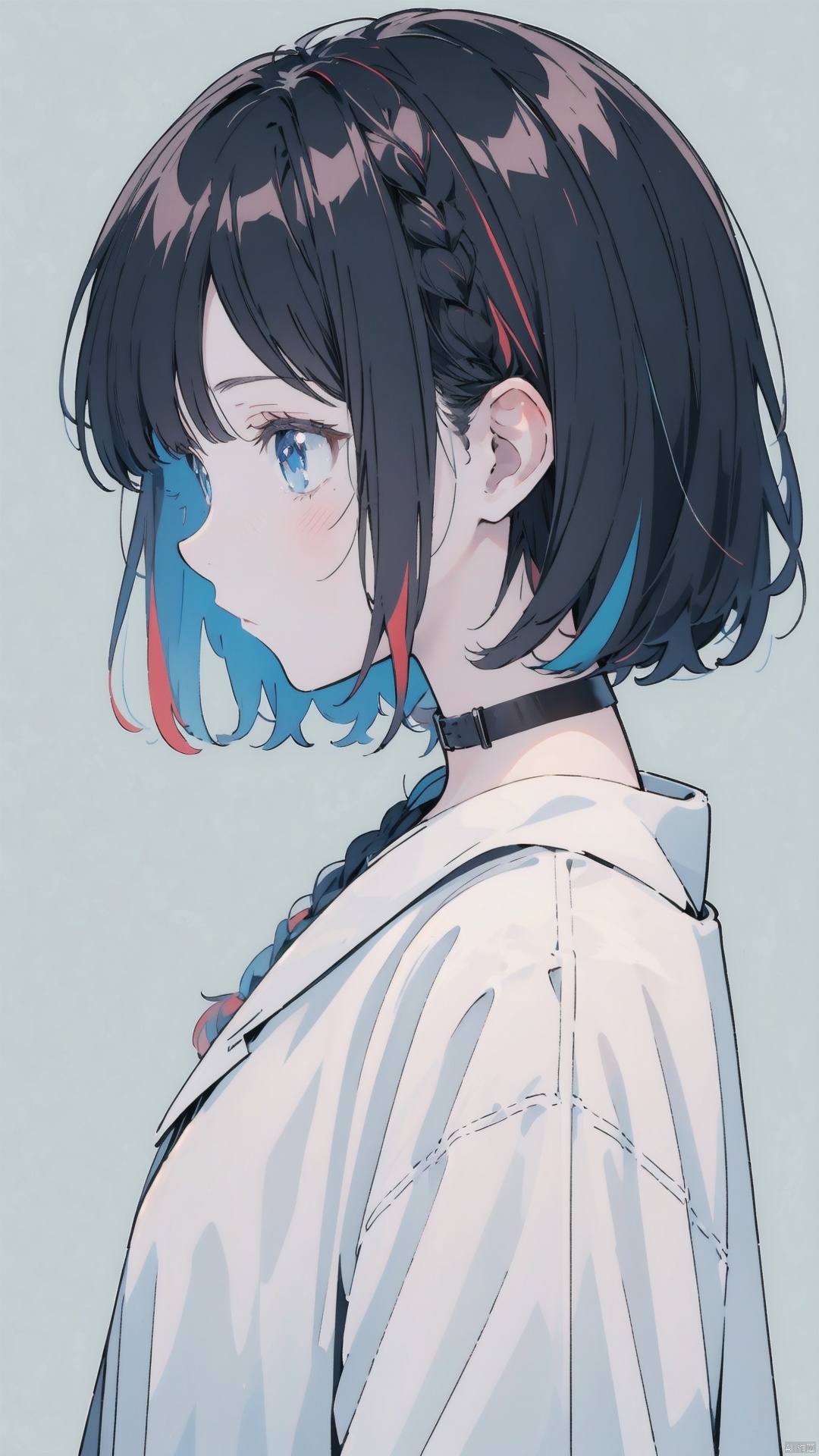 1girl,  solo,  blue eyes by 辰星` on Tensor.Art