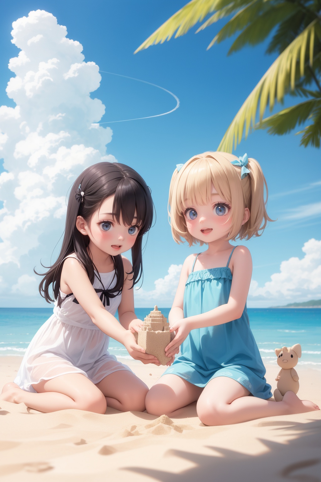 masterpiece,  best quality,  2girls on Tensor.Art