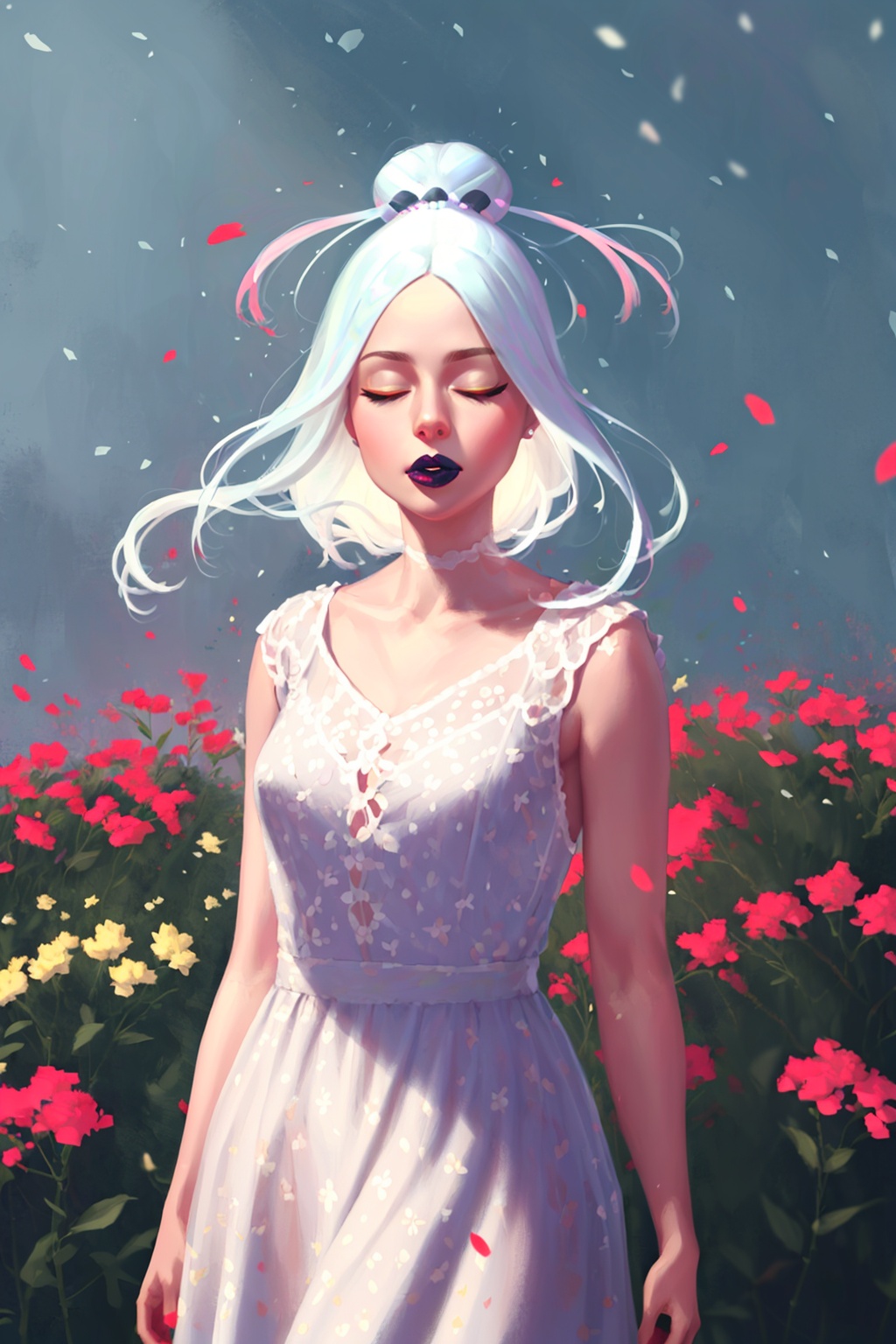 Pauline_Voß_style_lora_by_niolas,  1girl,  long hair on Tensor.Art