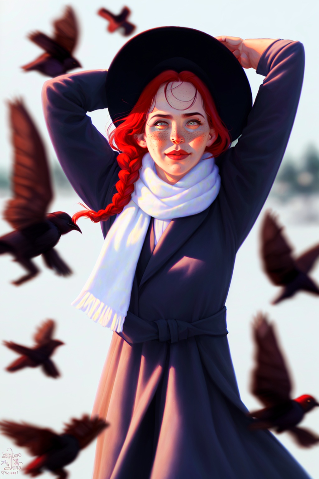 Pauline_Voß_style_lora_by_niolas,  1girl,  long hair on Tensor.Art