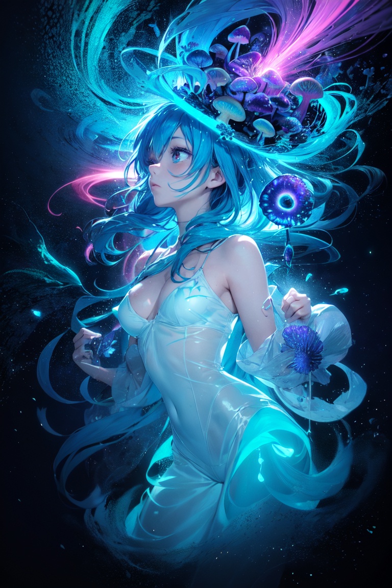 holographic,  smokey,  Phantasmal iridescent on Tensor.Art