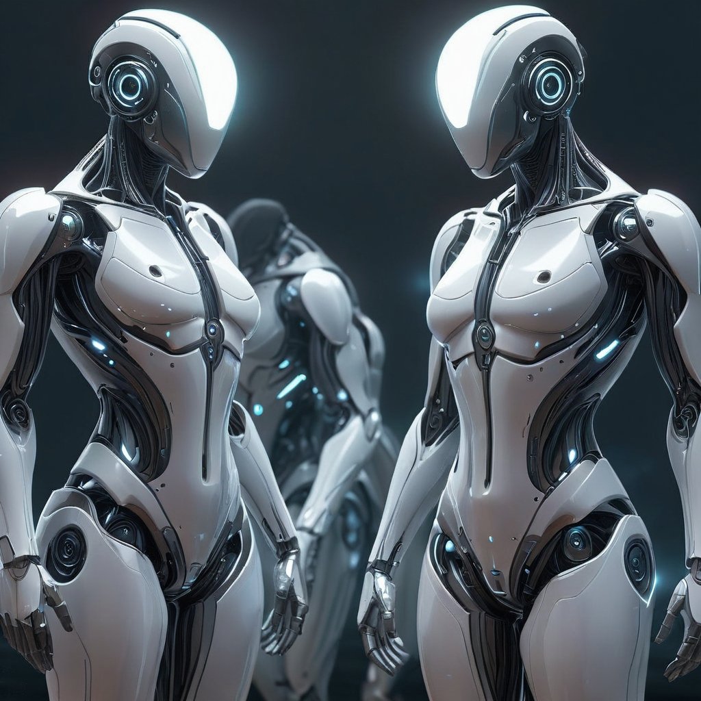 scifi, neotech, glowing humans,  , hyper detailed