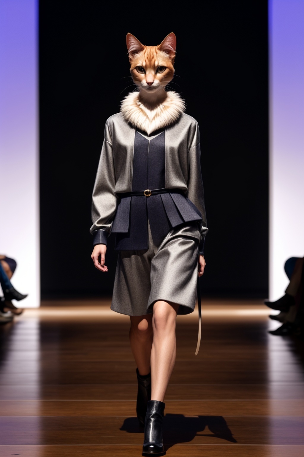 masterpiece,  a fashionably dressed cat,  with a human-like body on Tensor.Art