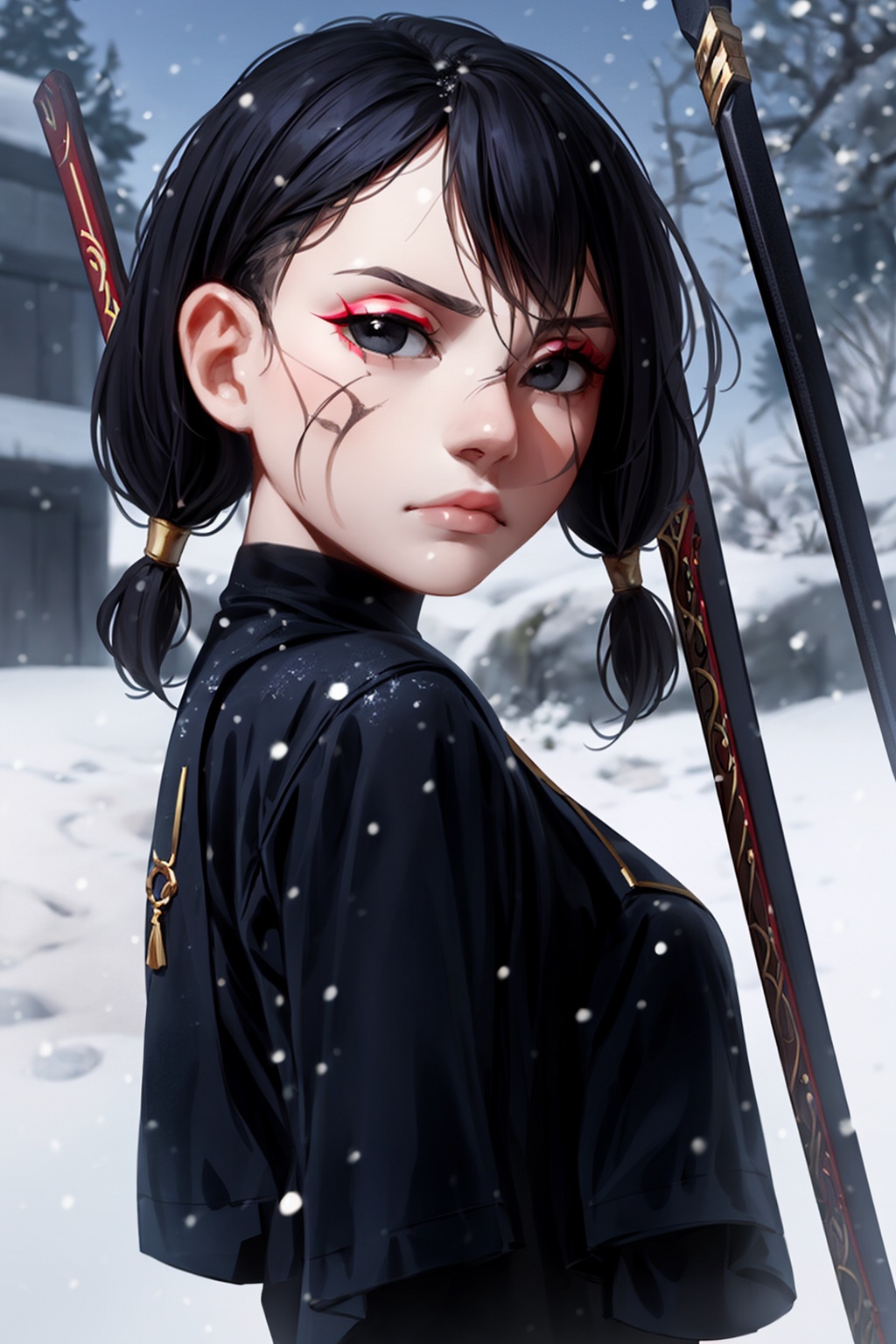 Aleriia_V_style_lora_by_niolas,  1girl,  solo on Tensor.Art