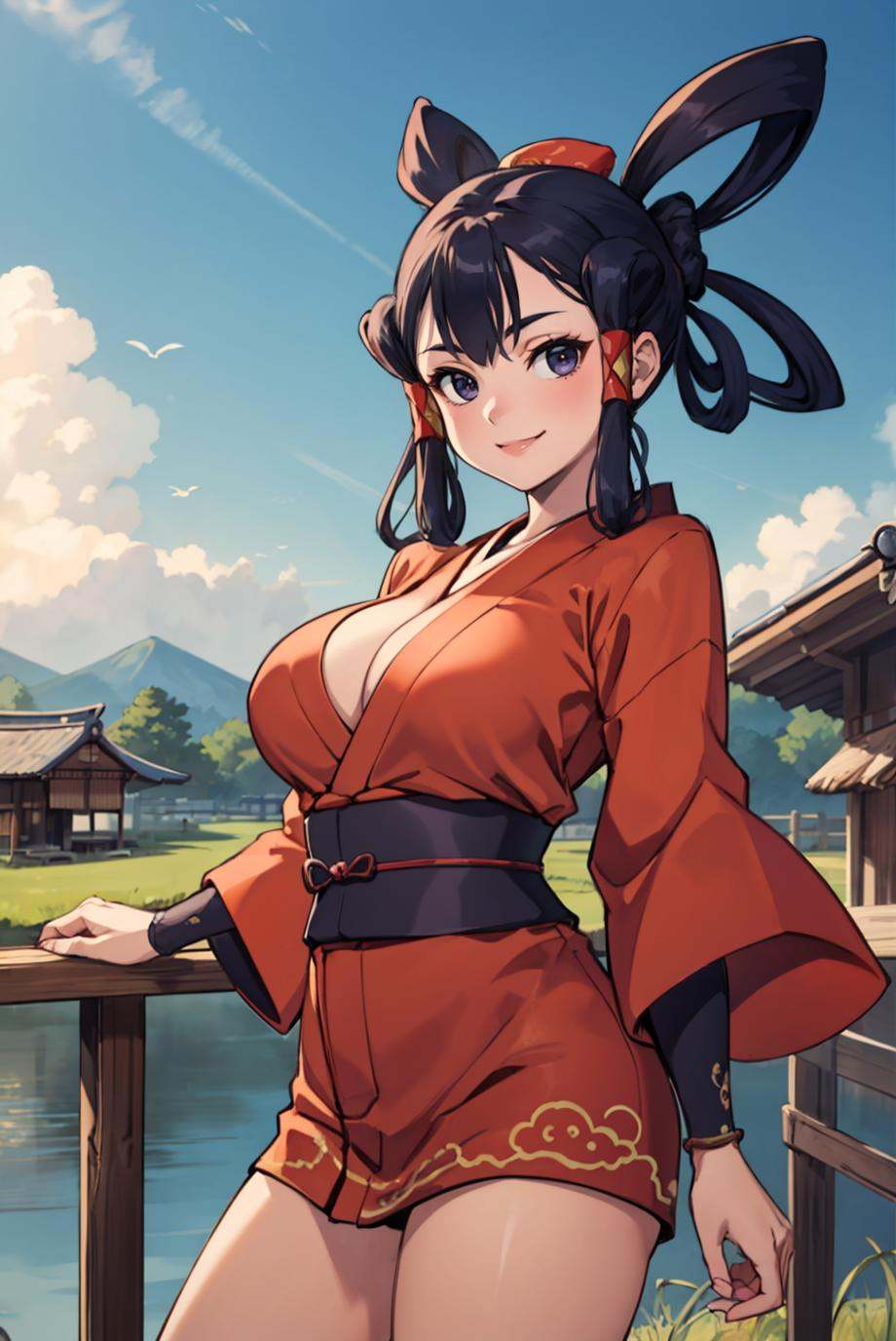 1girl,  solo,  cowboy shot on Tensor.Art