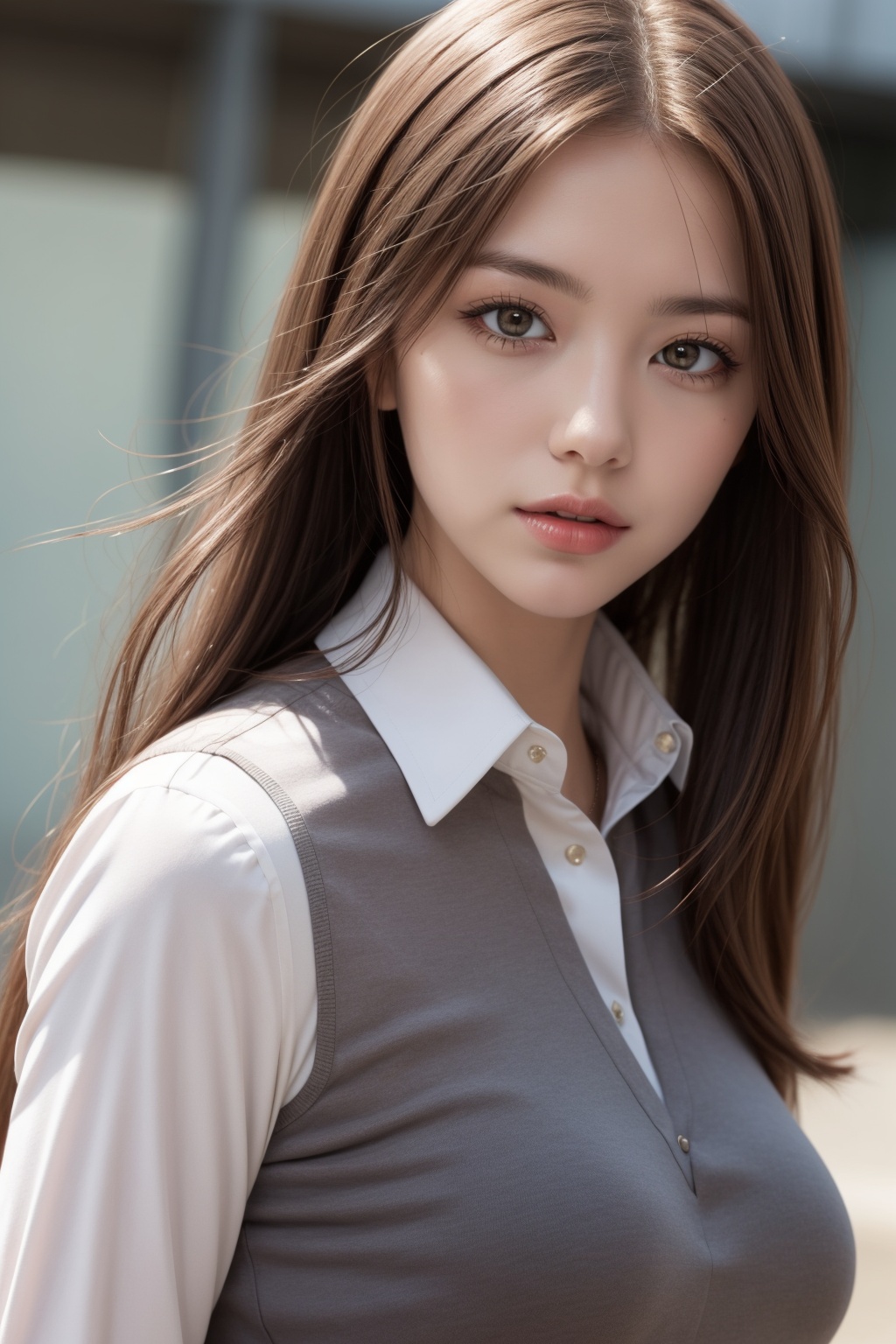 1girl,  solo,  long hair on Tensor.Art