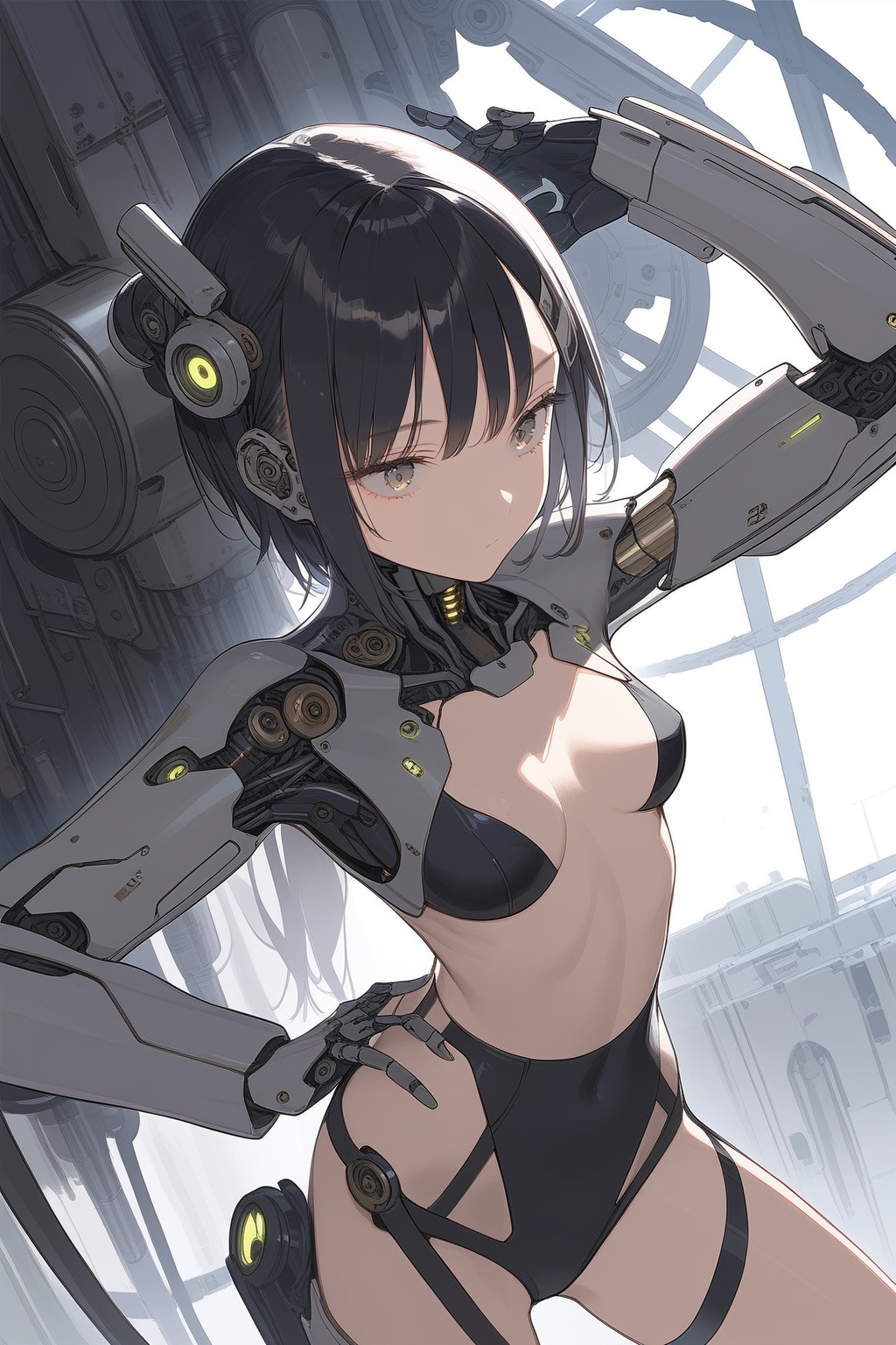 mechanical girl,  cyborg,  masterpiece on Tensor.Art