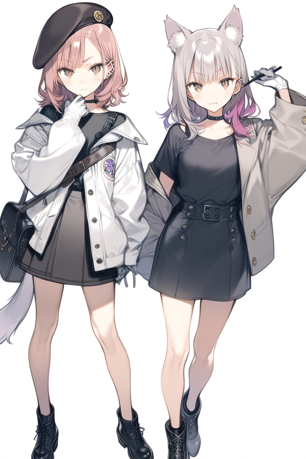 1girl,  :3,  animal ear fluff on Tensor.Art