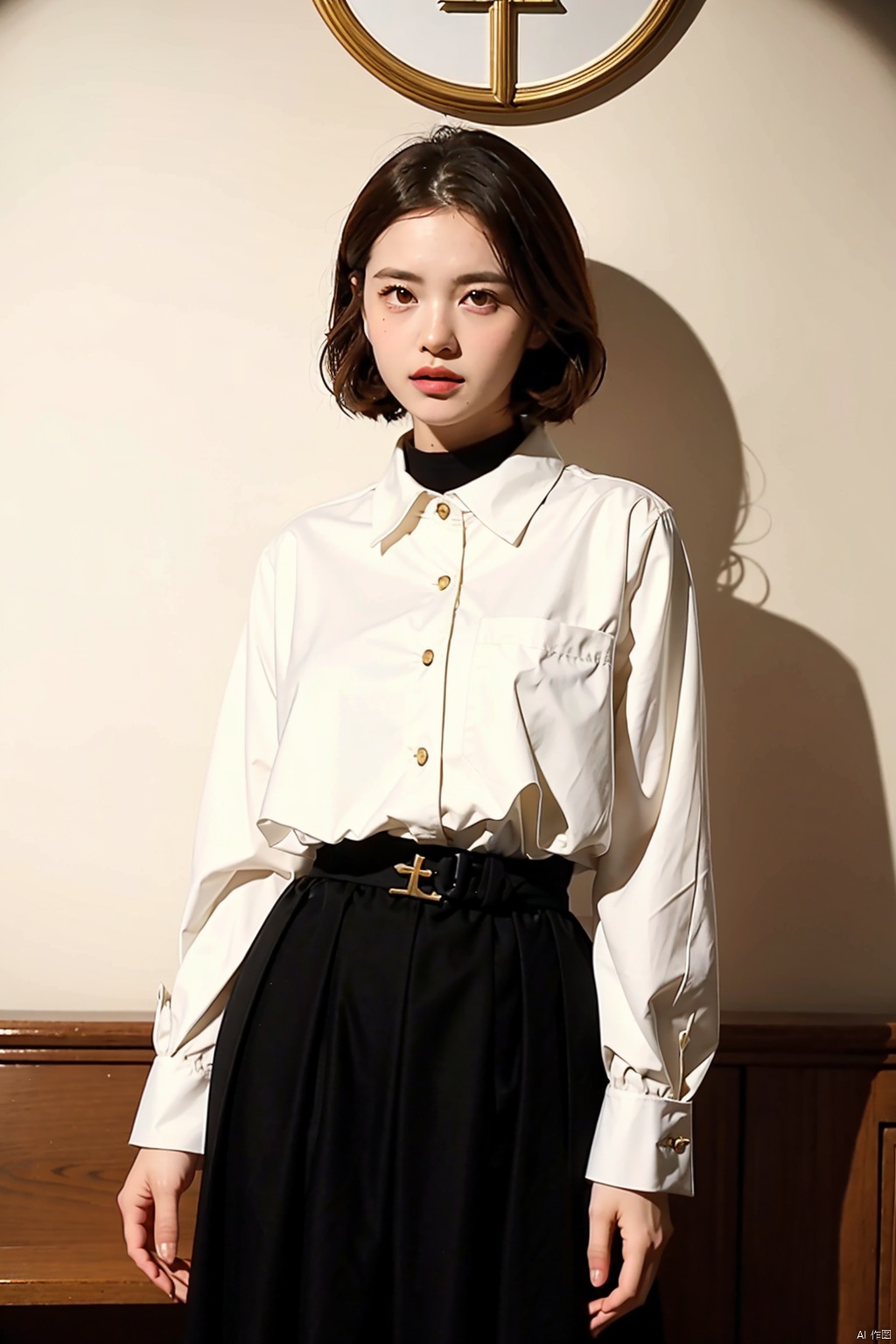  absurdres,absurdres,realistic,(full_shot:1.8), solo, 1girl, Occupation_Therapists_pastor