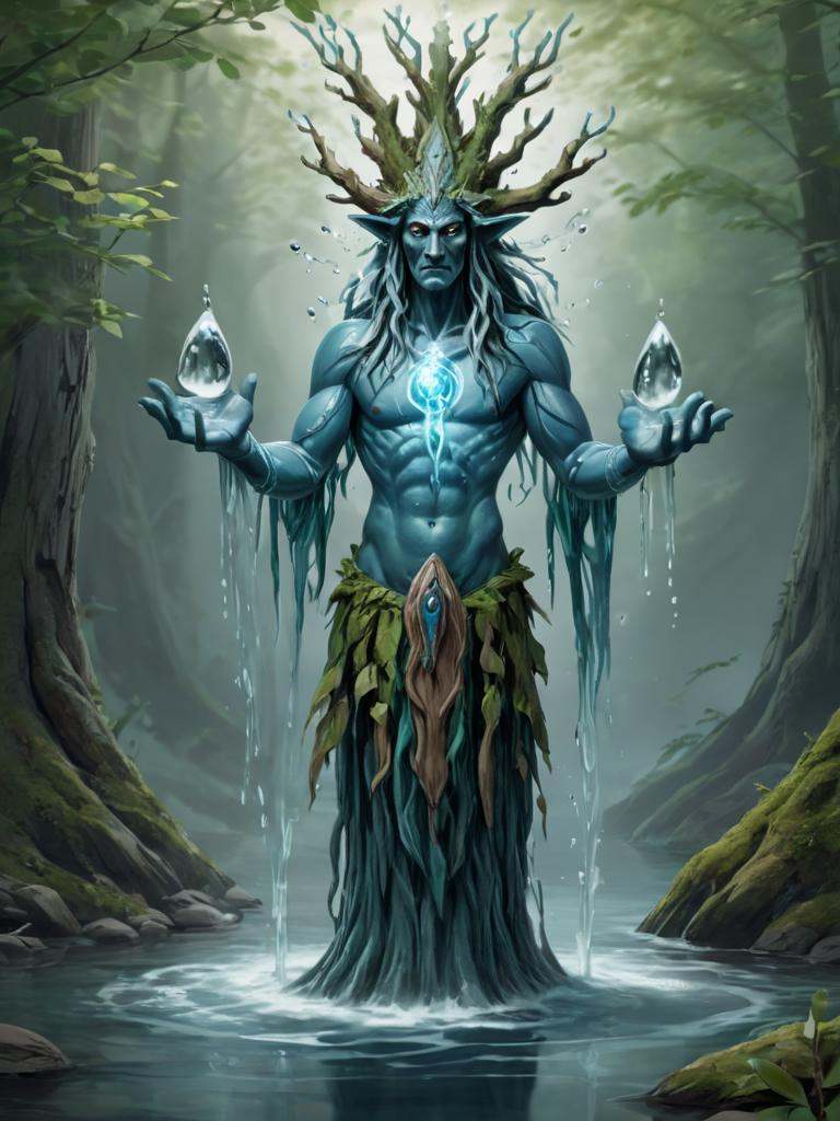 druidic water spirit on Tensor.Art