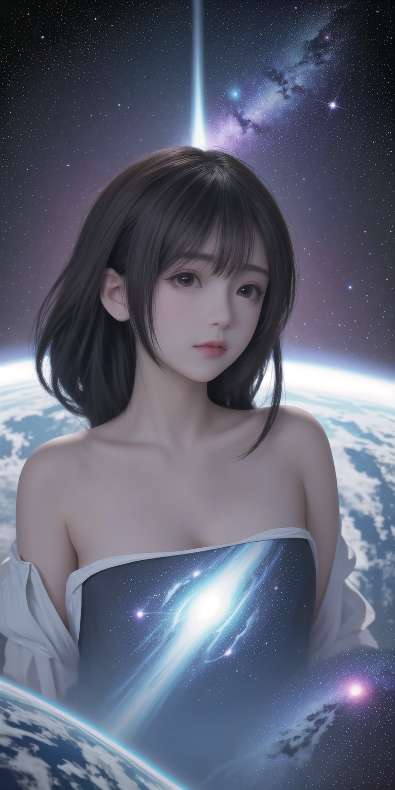 1girl,  Beautiful Vast,  Universal Void on Tensor.Art