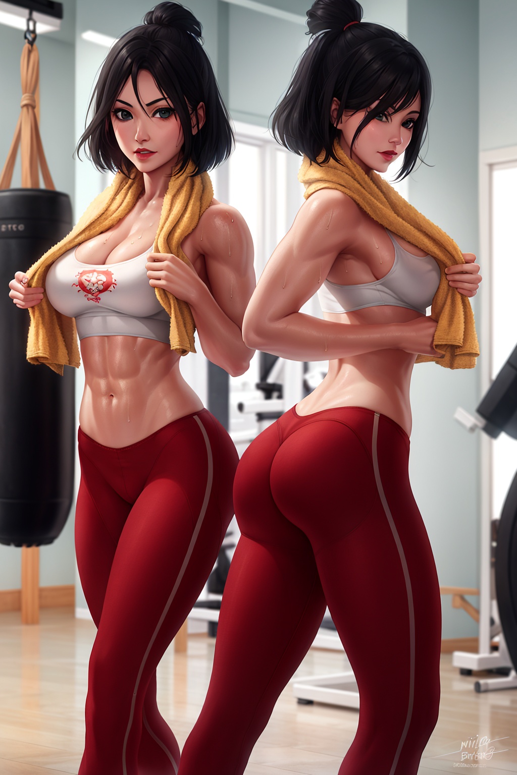 BGT_style_lora_by_niolas,  1girl,  looking at viewer on Tensor.Art
