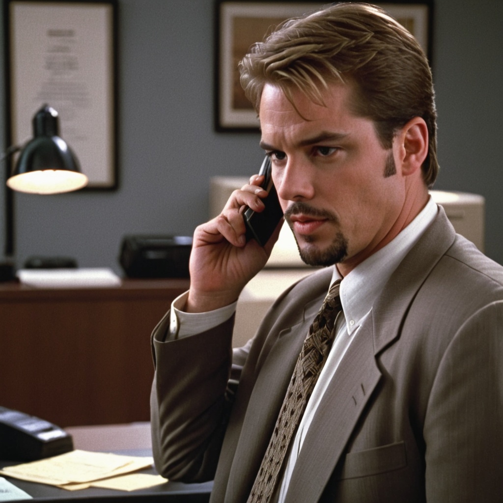 kyle_hyde,  movie scene,  scene from 90s detective movie on Tensor.Art