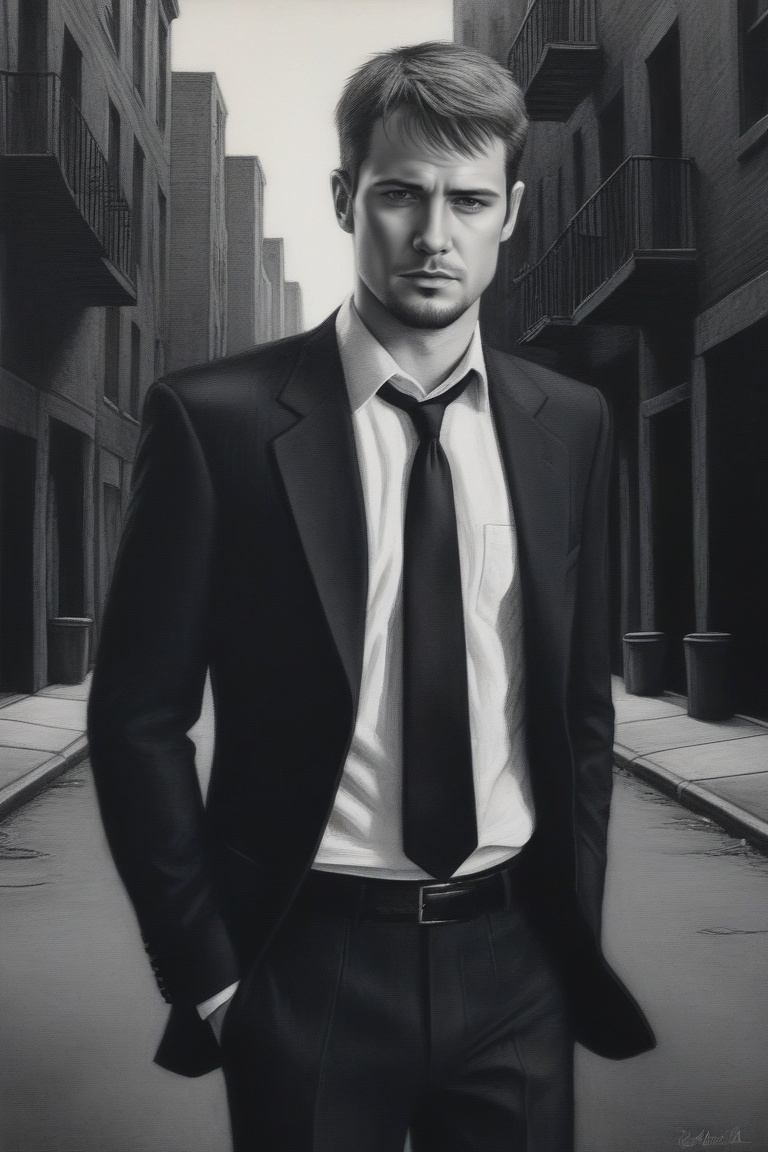 kyle_hyde,  pencil drawing,  1man on Tensor.Art