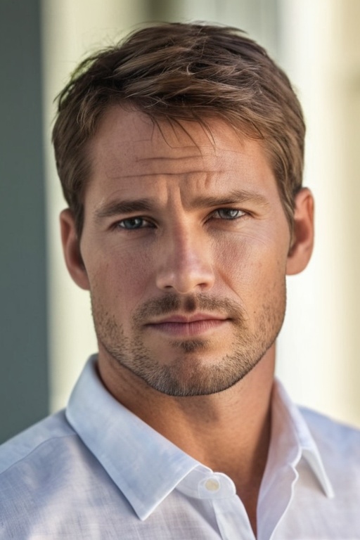 handsome detective,  slight smile,  hyperdetailed photography on Tensor.Art