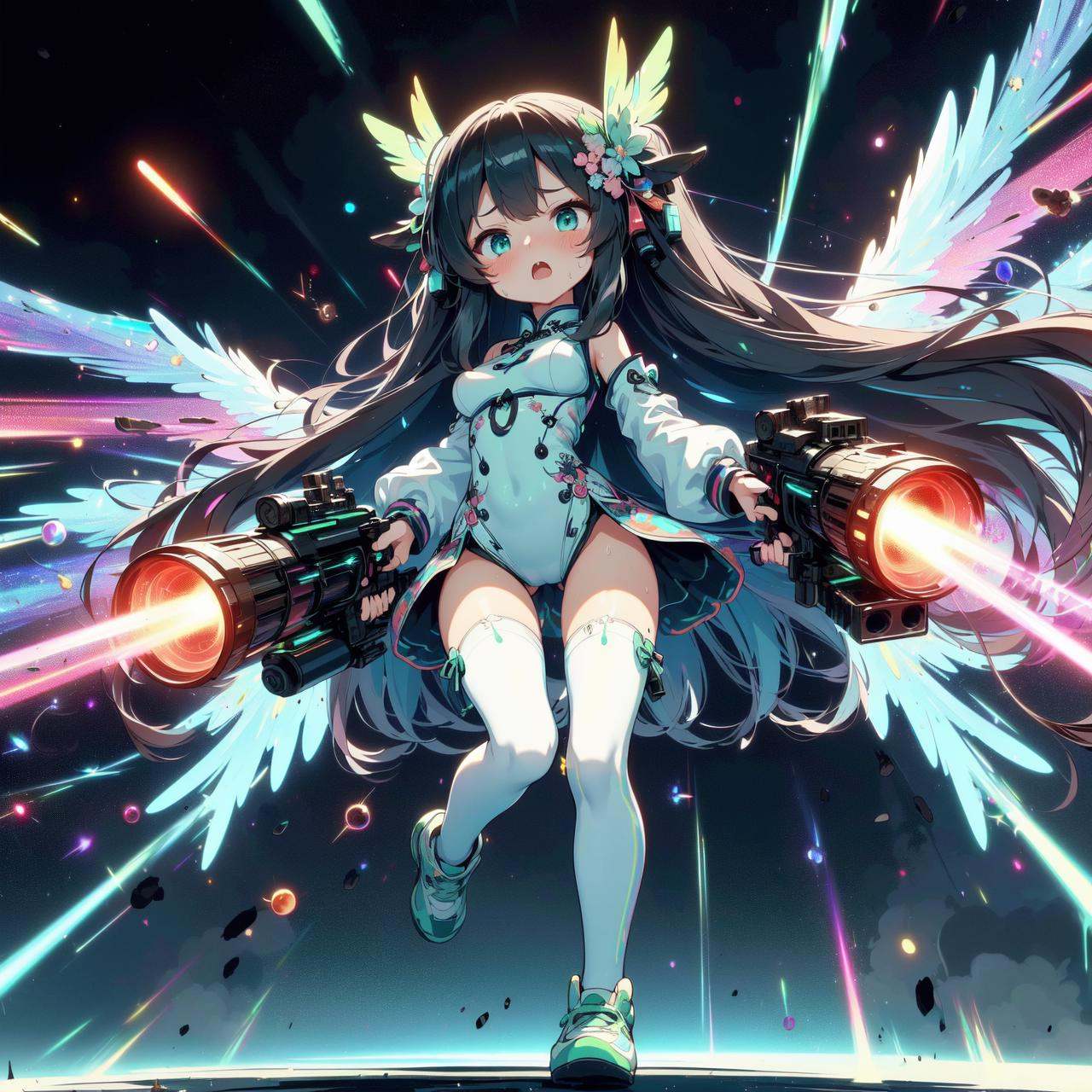 (((masterpiece))),  (((best quality))),  (((flying in space))) on Tensor.Art