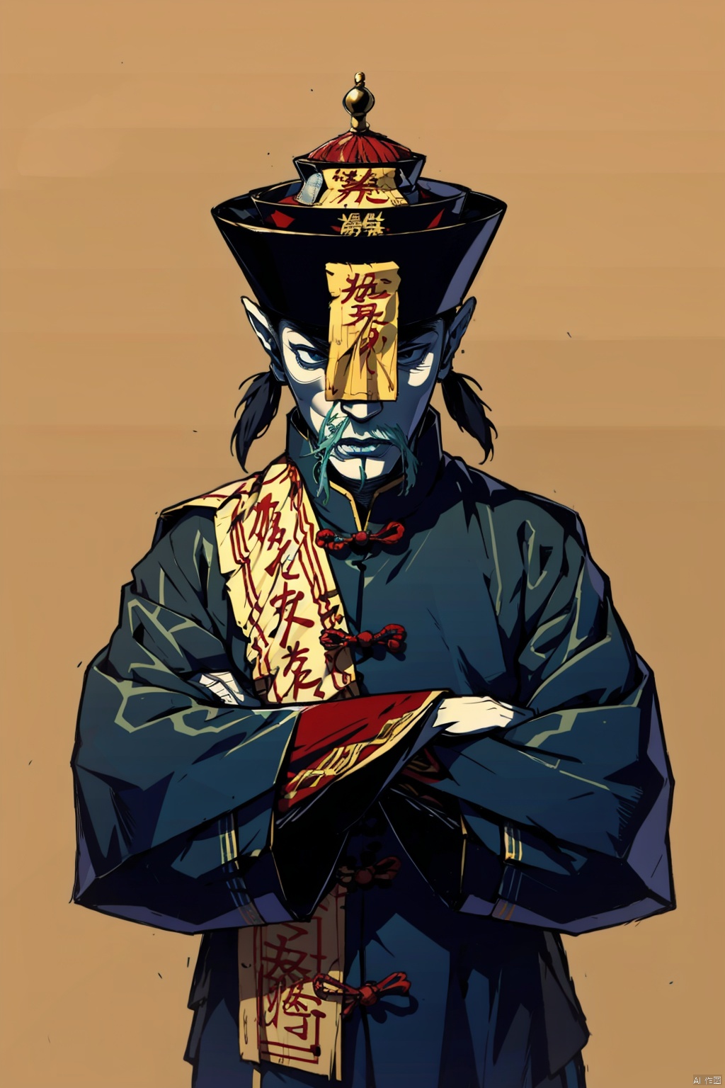  absurdres,absurdres,realistic,full_shot, JiangShi