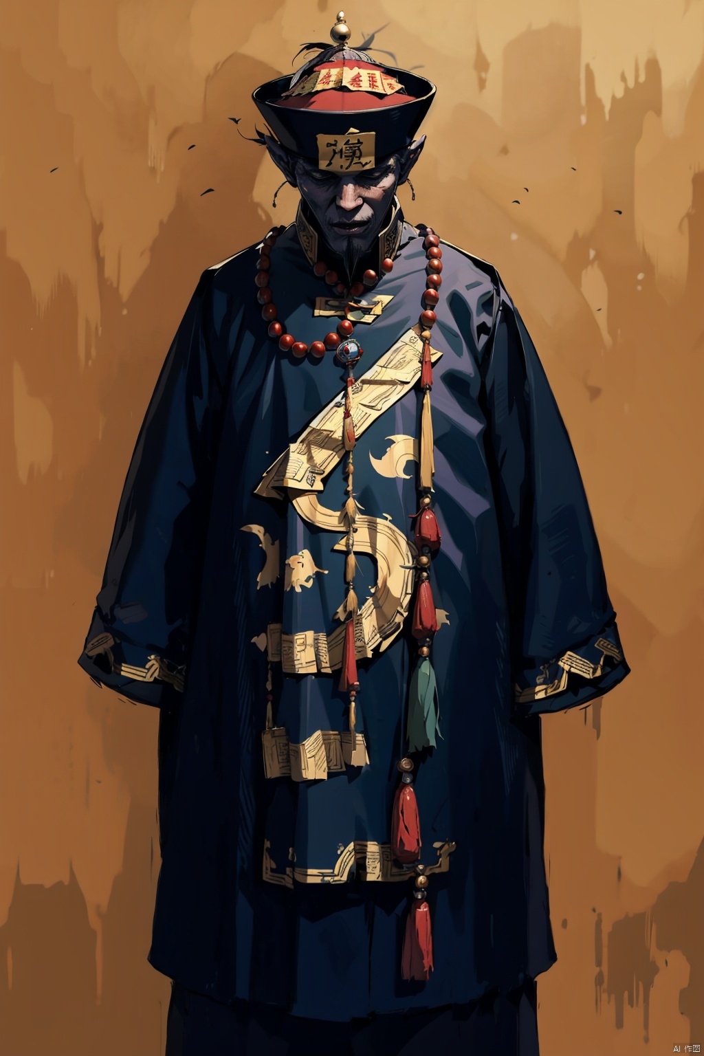  absurdres,absurdres,realistic,full_shot, JiangShi