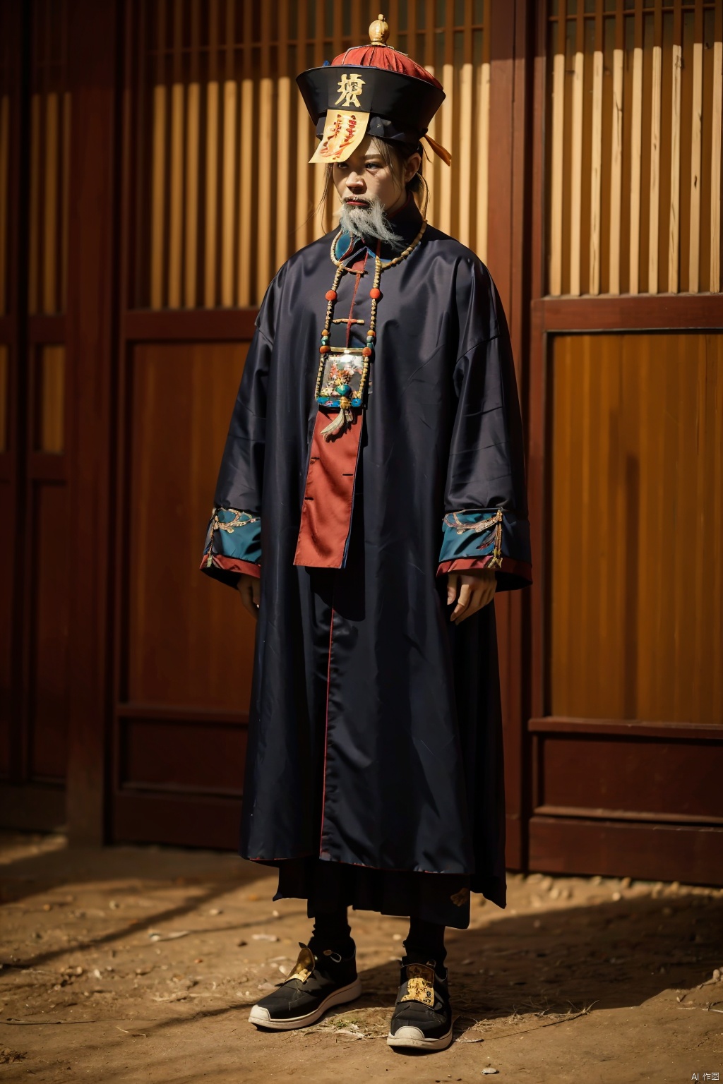  absurdres,absurdres,realistic,full_shot, JiangShi