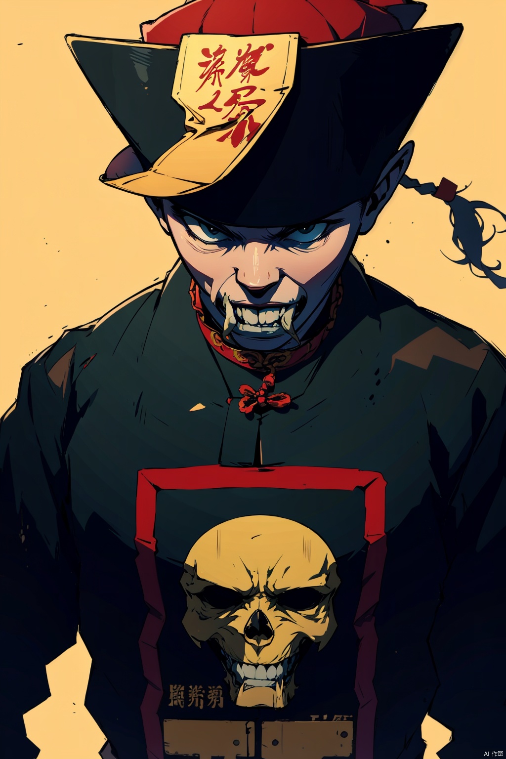  absurdres,absurdres,realistic,full_shot, JiangShi