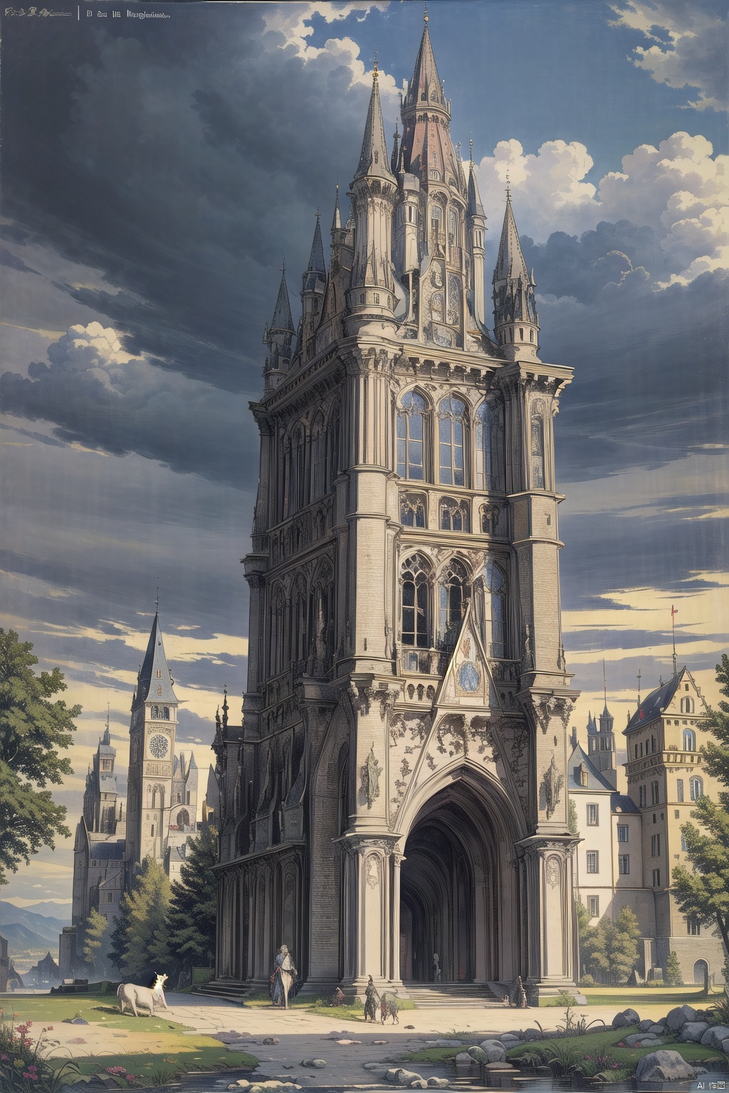 castle,  magnificent,  masterpiece by bearbear on Tensor.Art