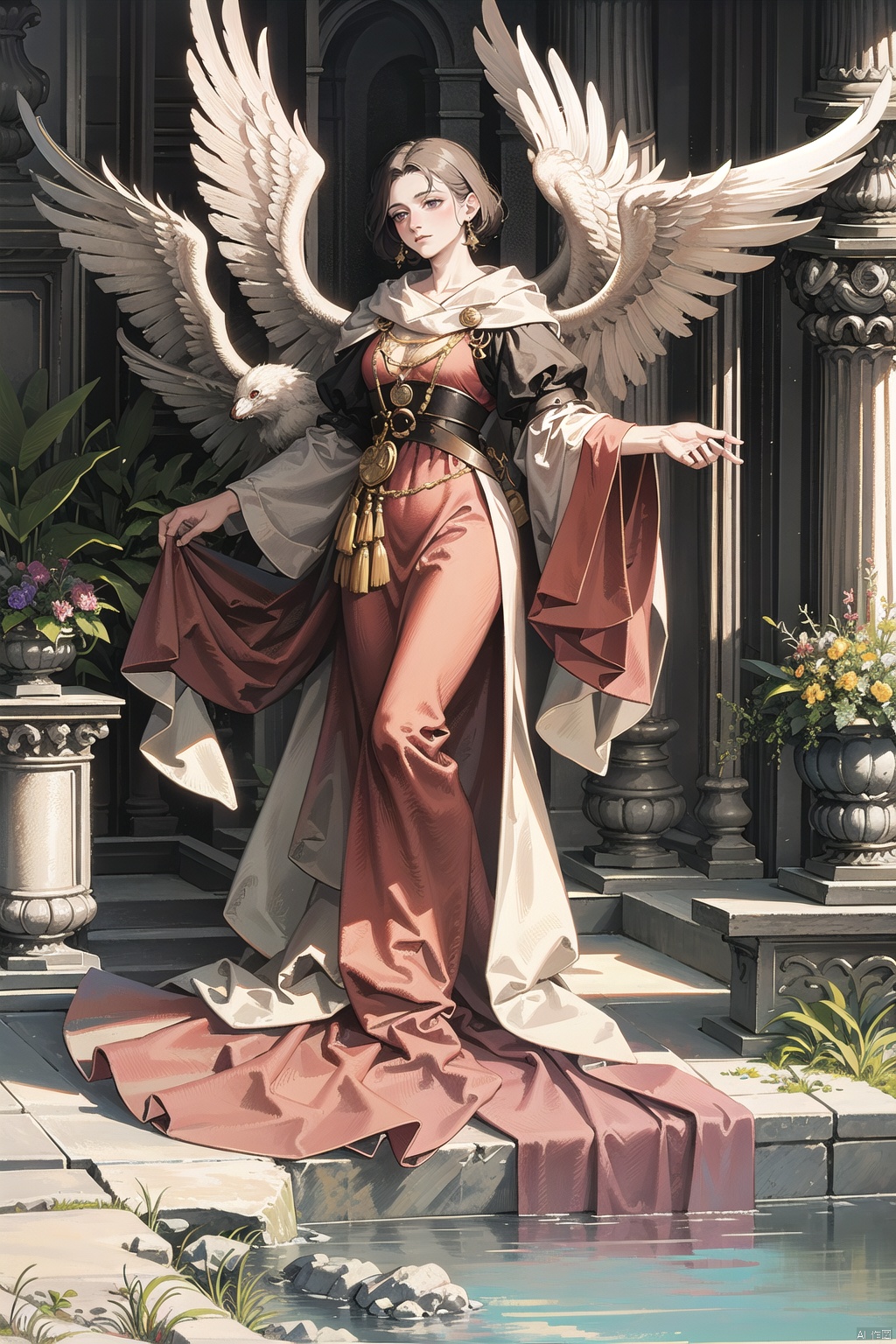 Joachim and the angelquality,  16th,  dreamy by bearbear on Tensor.Art