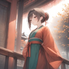  (masterpiece), (best quality), illustration, ultra detailed, hdr, Depth of field, (colorful),1girl,hanfu,