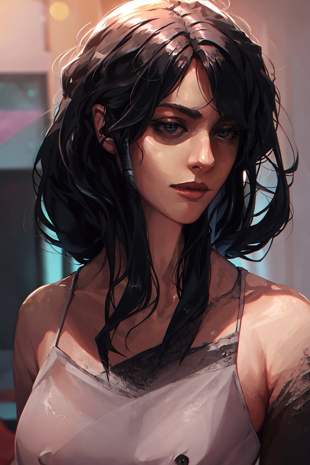 Rashed_AlAkroka_style_lora_by_niolas,  1girl on Tensor.Art