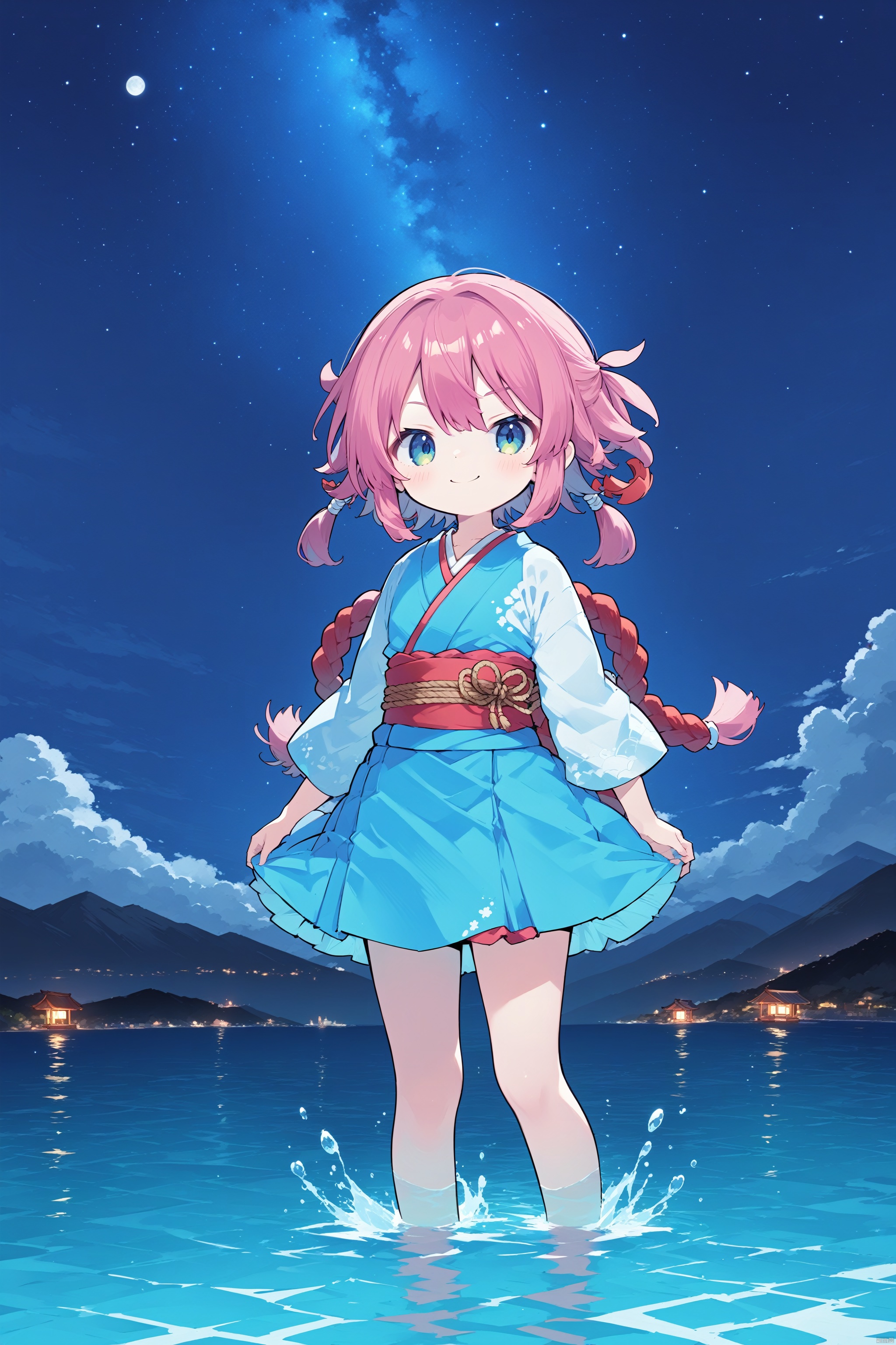 1girl,  blue_sky,  cloud on Tensor.Art